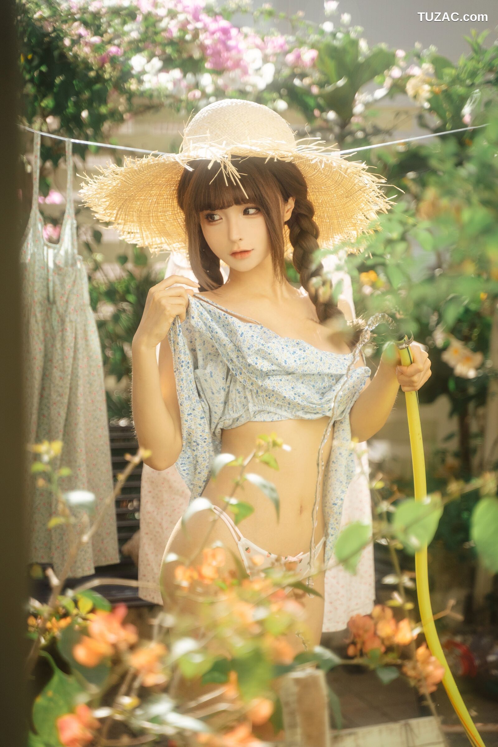 蠢沫沫-晾衣服