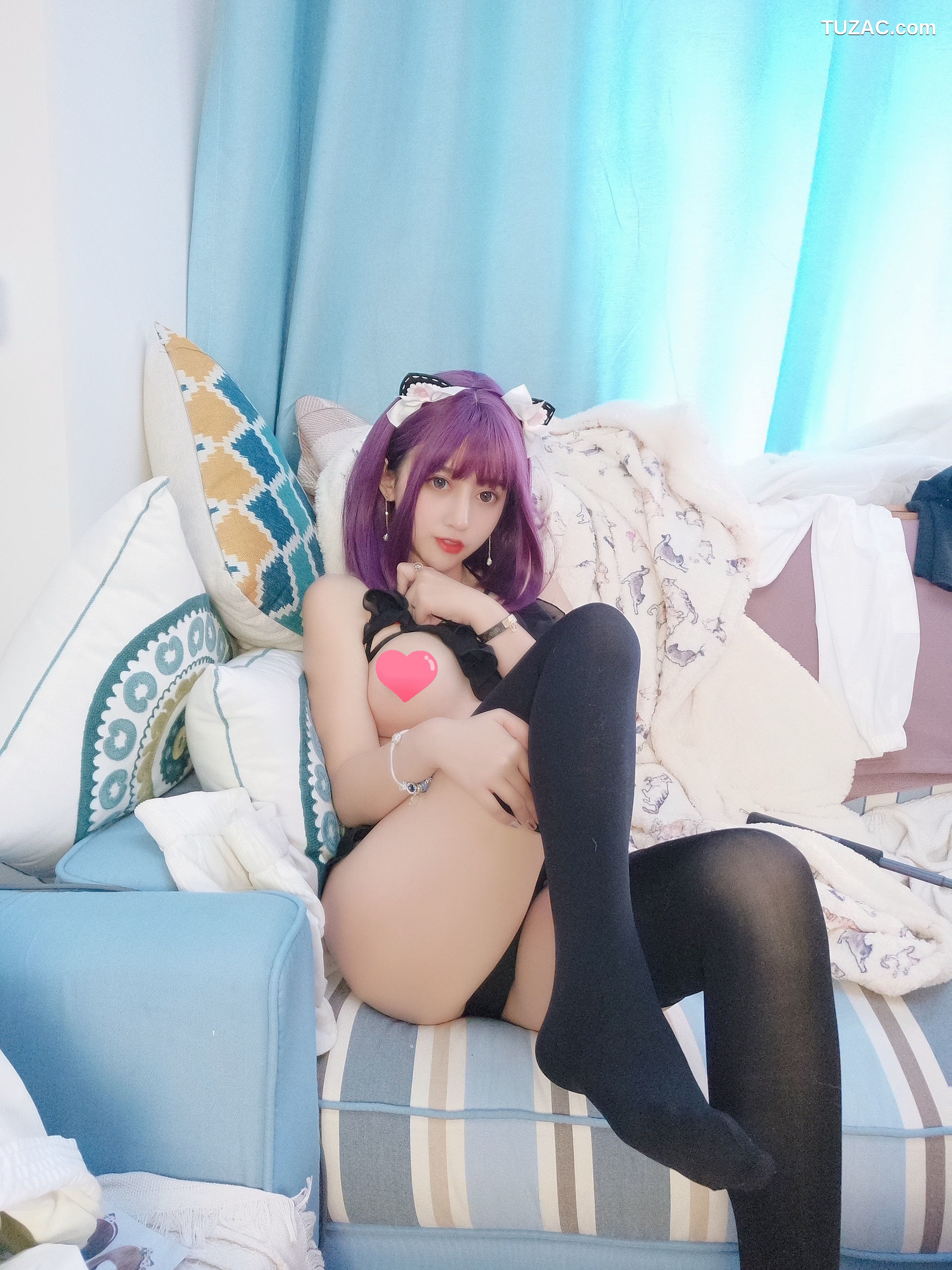 过期米线线喵-042-紫色小恶魔