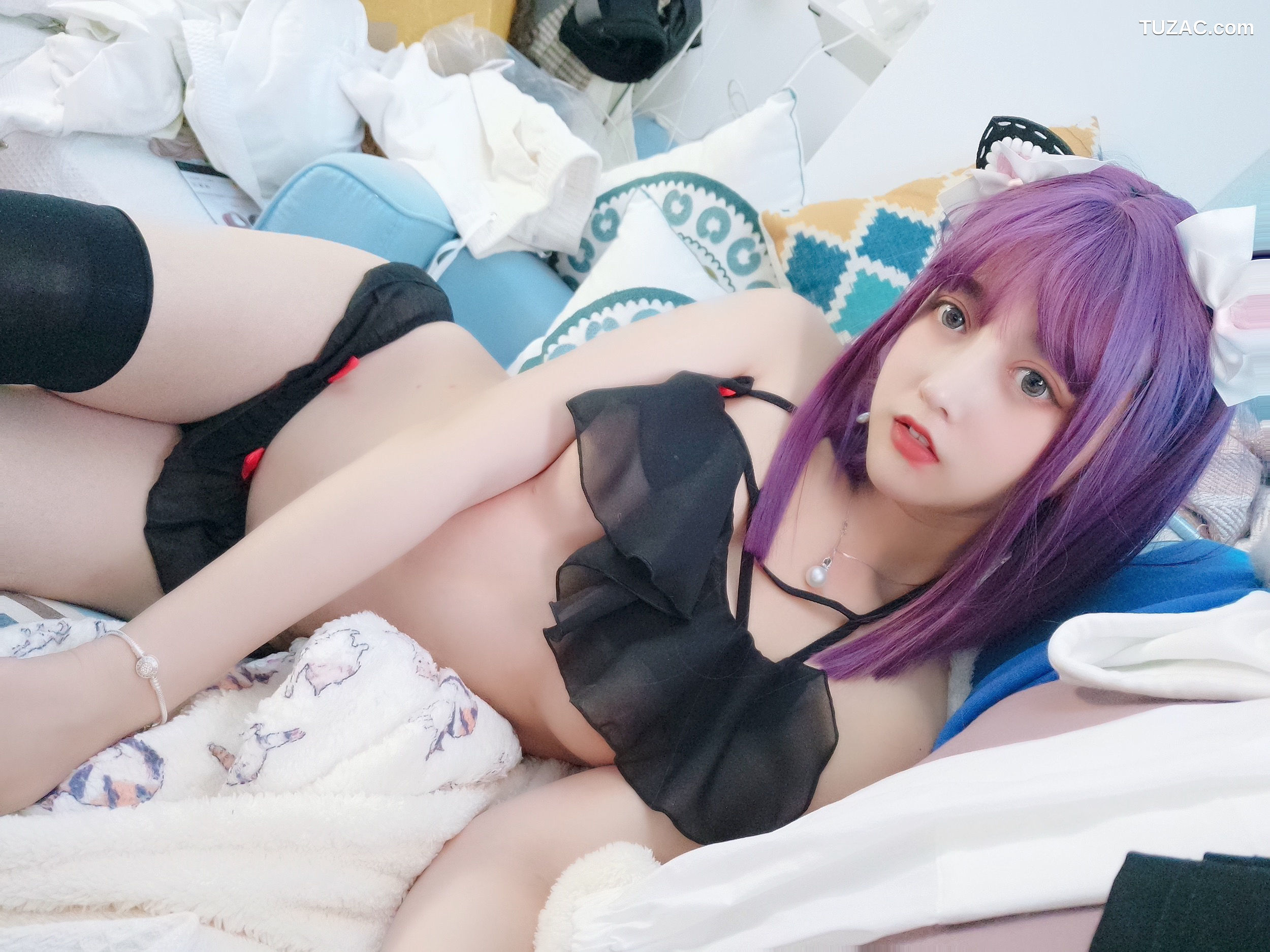 过期米线线喵-042-紫色小恶魔