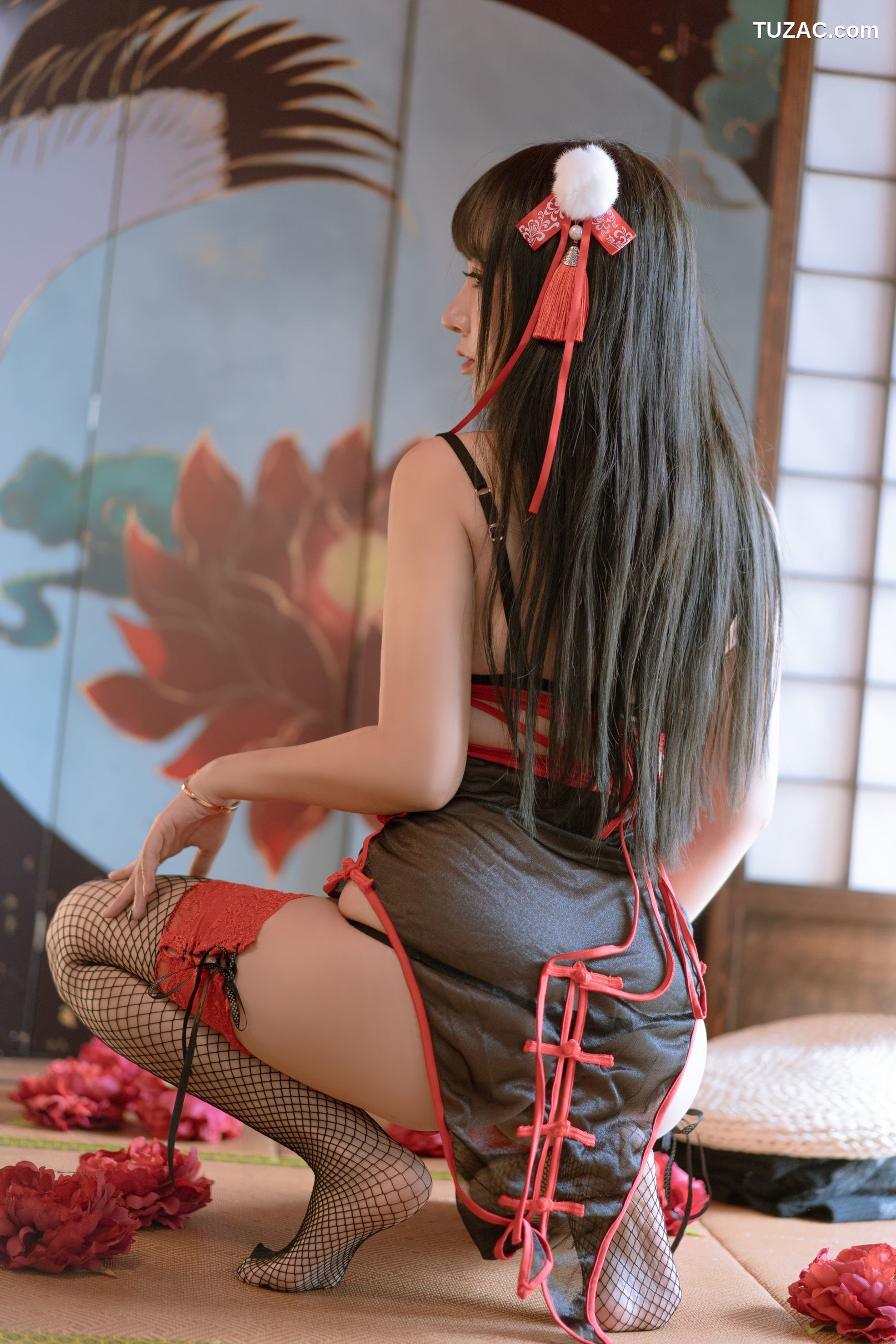 过期米线线喵-057-新年旗袍