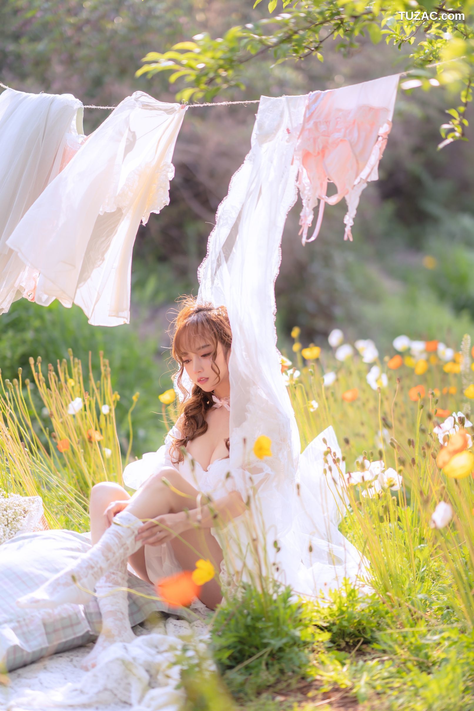 过期米线线喵-084-夏日限定-晒衣服