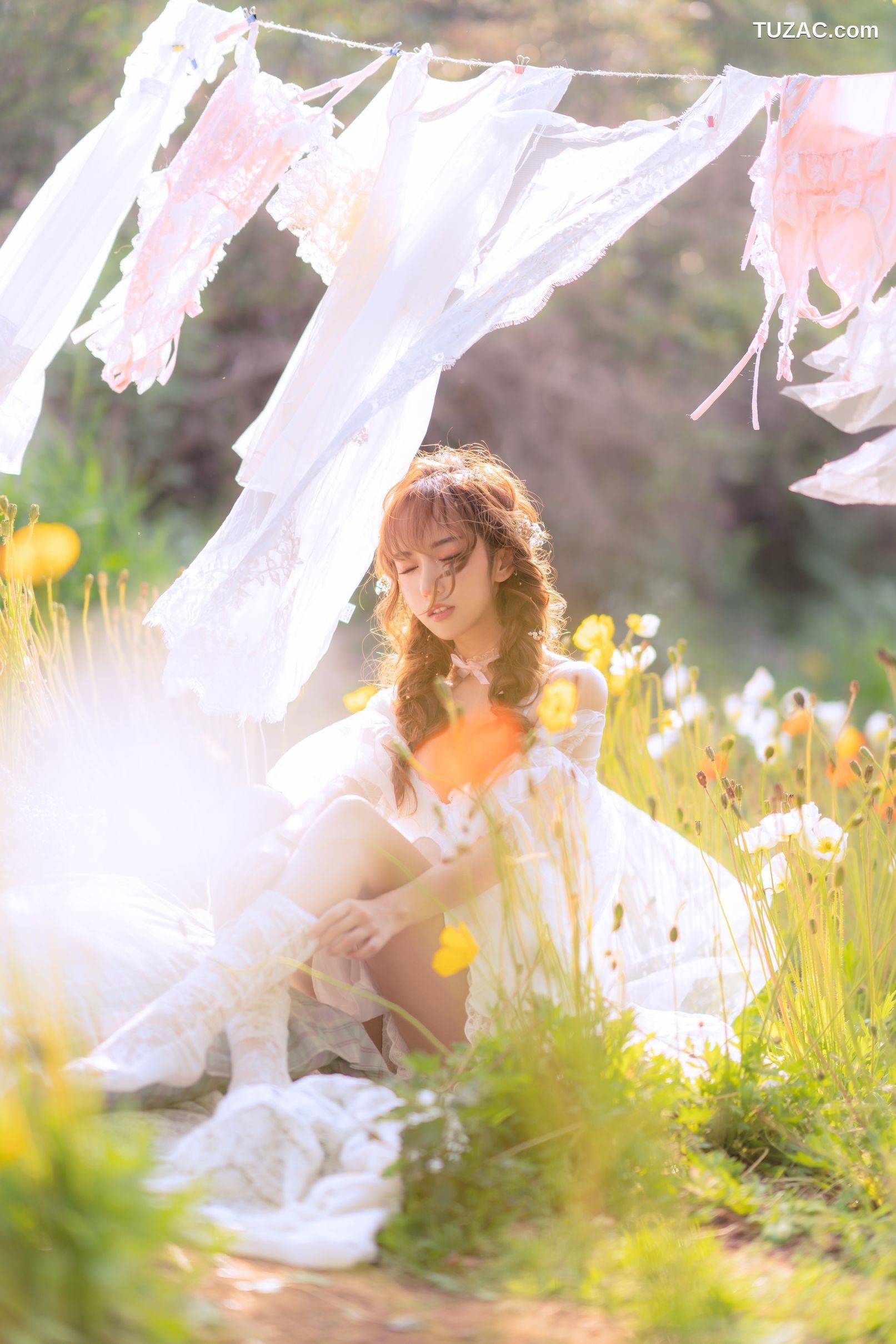 过期米线线喵-084-夏日限定-晒衣服