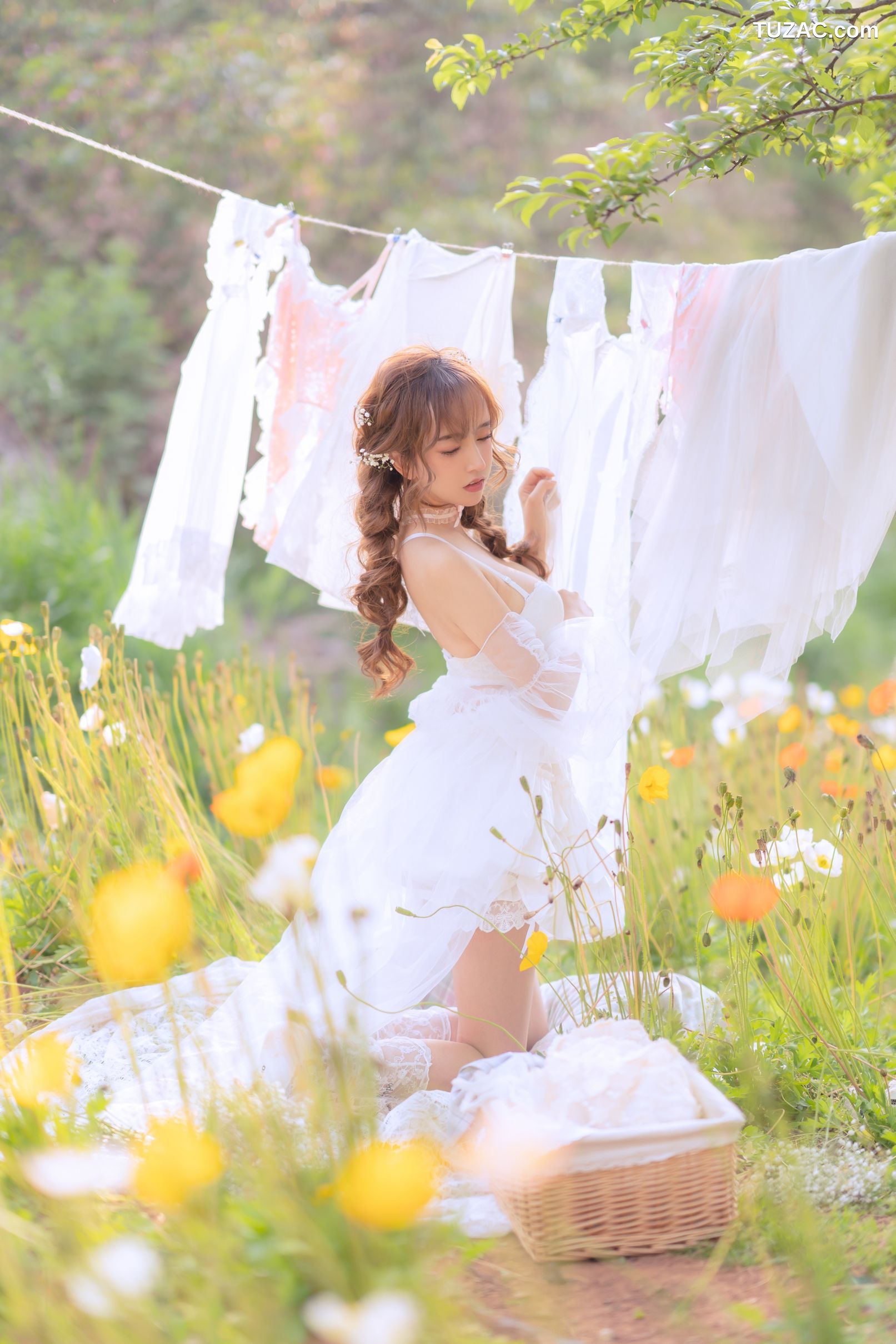 过期米线线喵-084-夏日限定-晒衣服