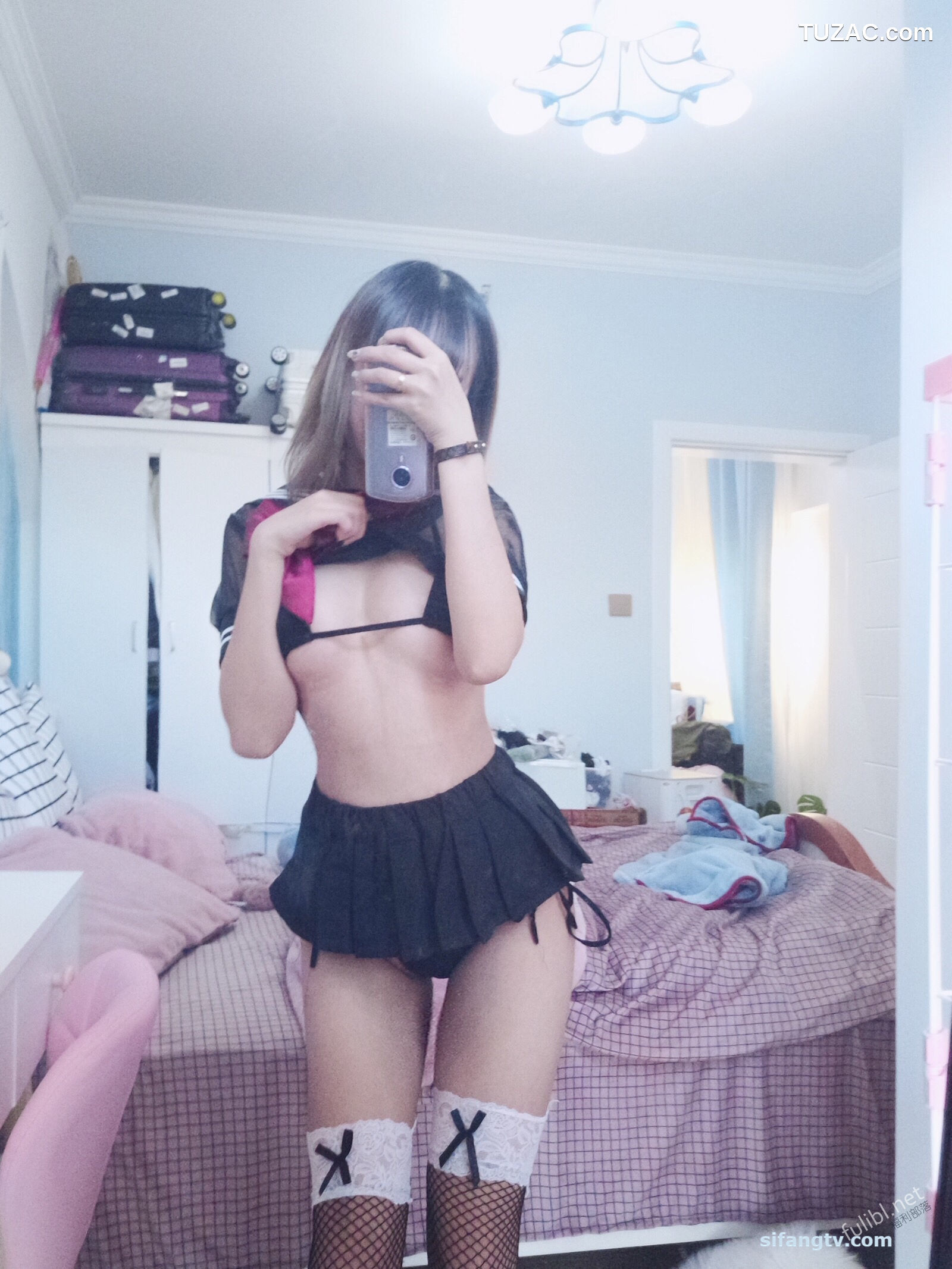 过期米线线喵-透明JK网袜