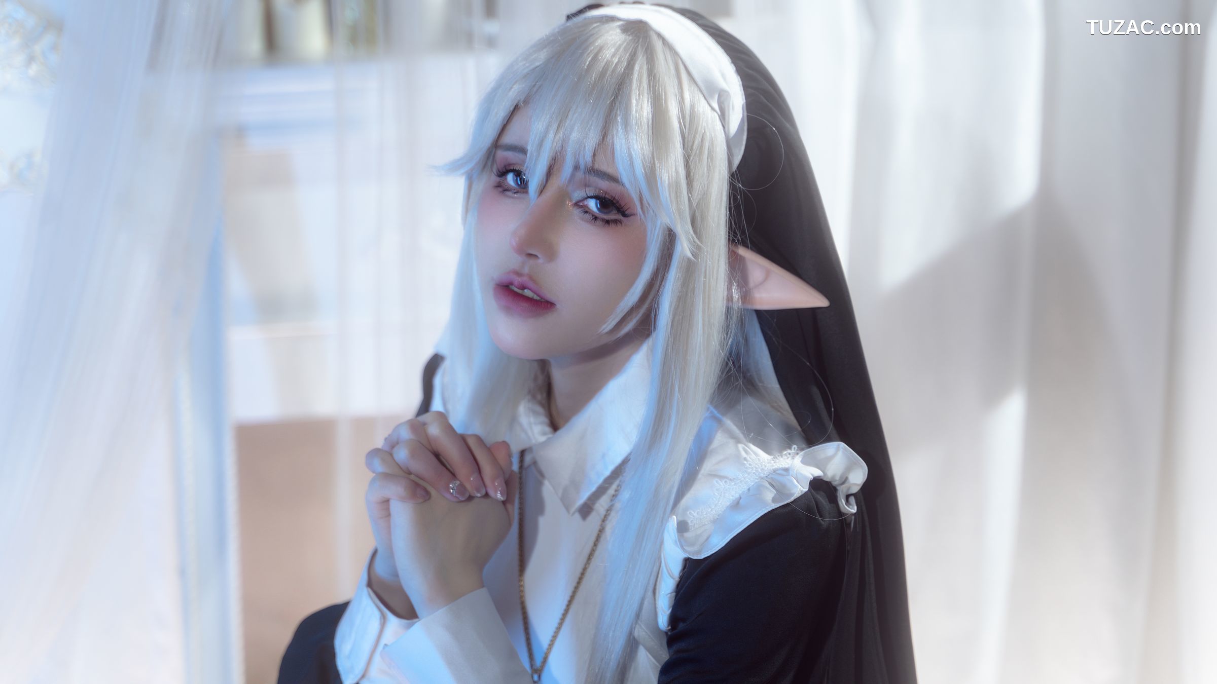 鹿八岁-堕落修女-猫耳女仆