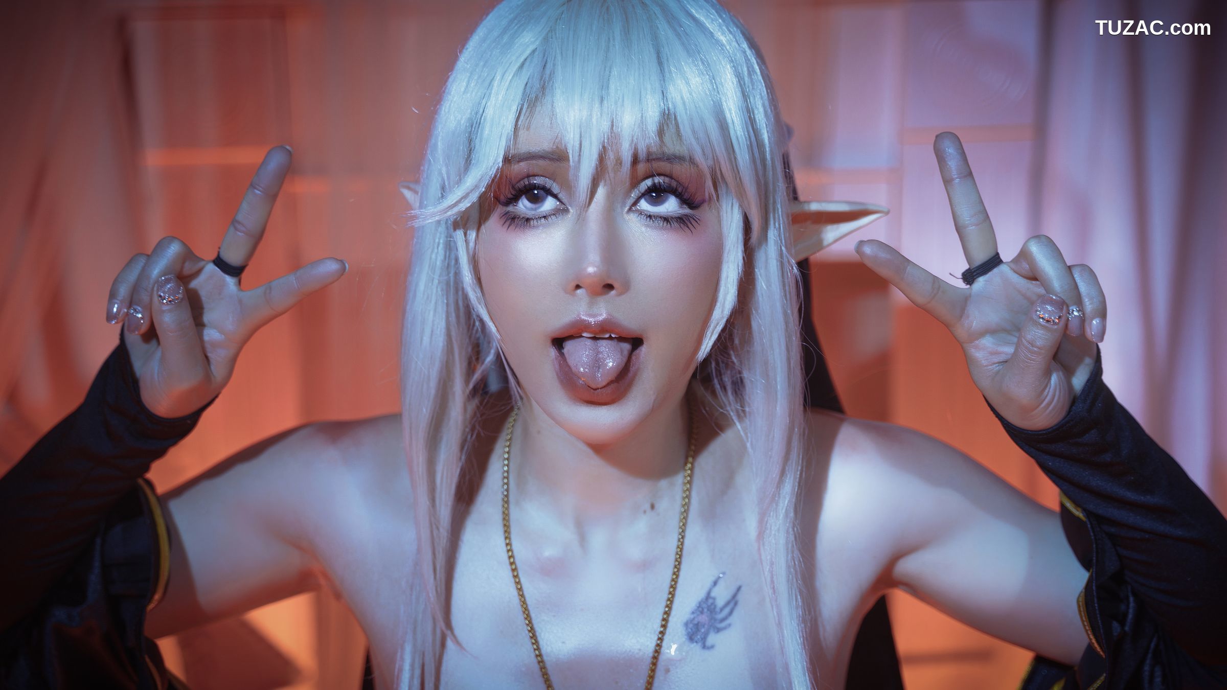 鹿八岁-堕落修女-猫耳女仆