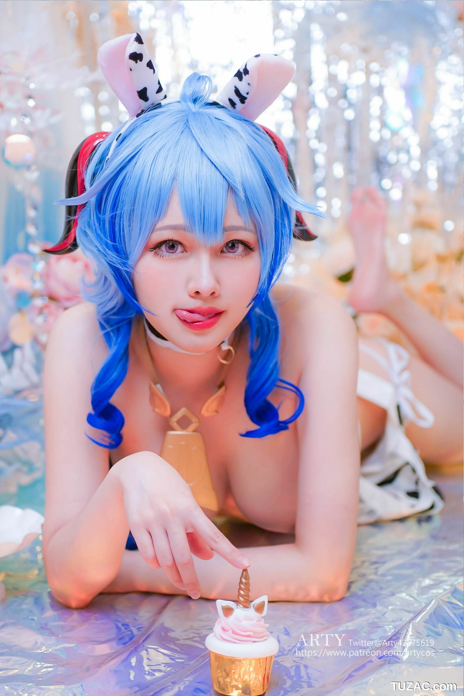 Arty亚缇-Arty-Huang-cosplay-Ganyu-Cow