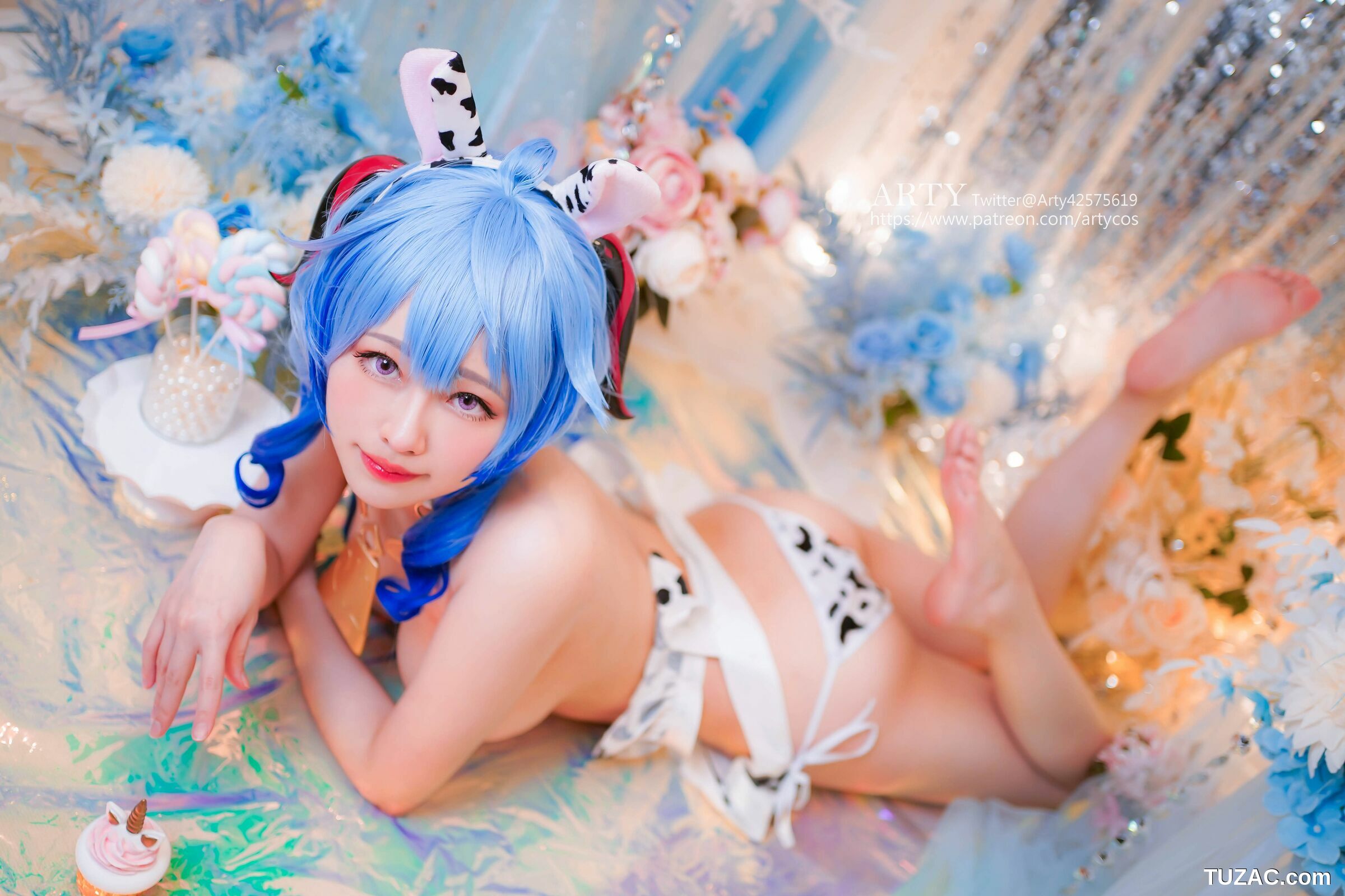 Arty亚缇-Arty-Huang-cosplay-Ganyu-Cow