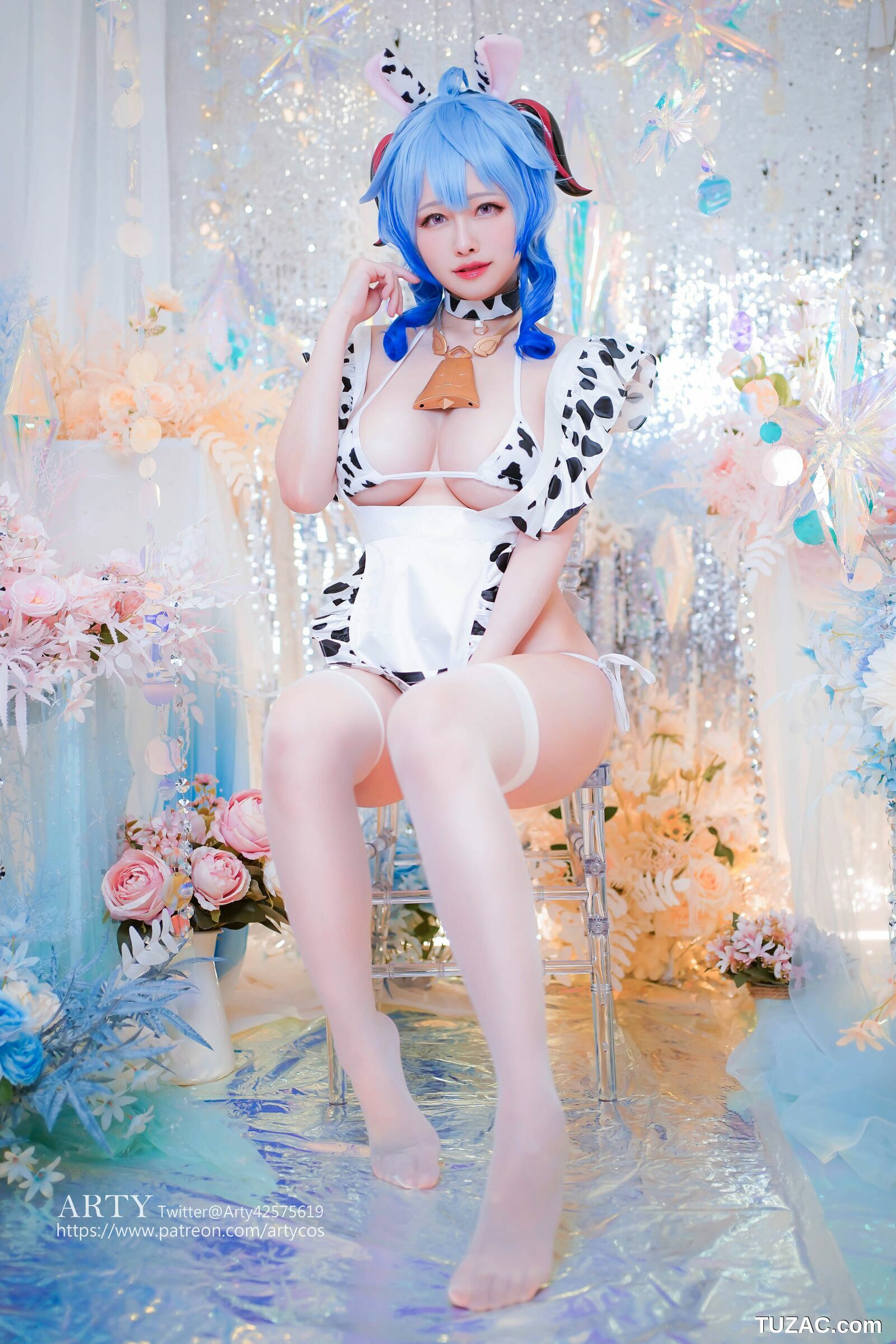 Arty亚缇-Arty-Huang-cosplay-Ganyu-Cow