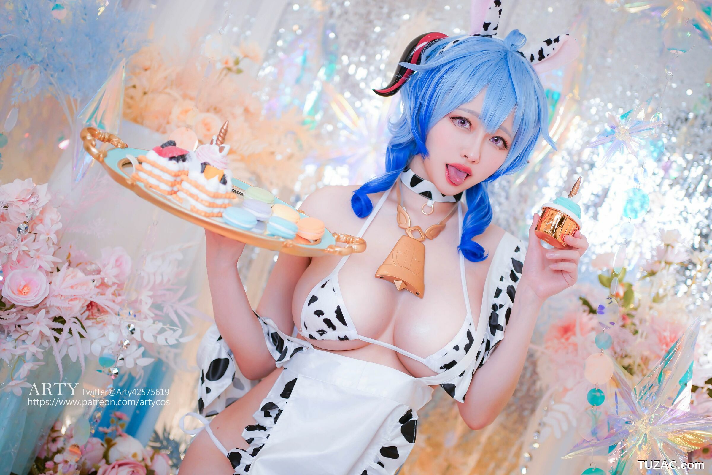 Arty亚缇-Arty-Huang-cosplay-Ganyu-Cow