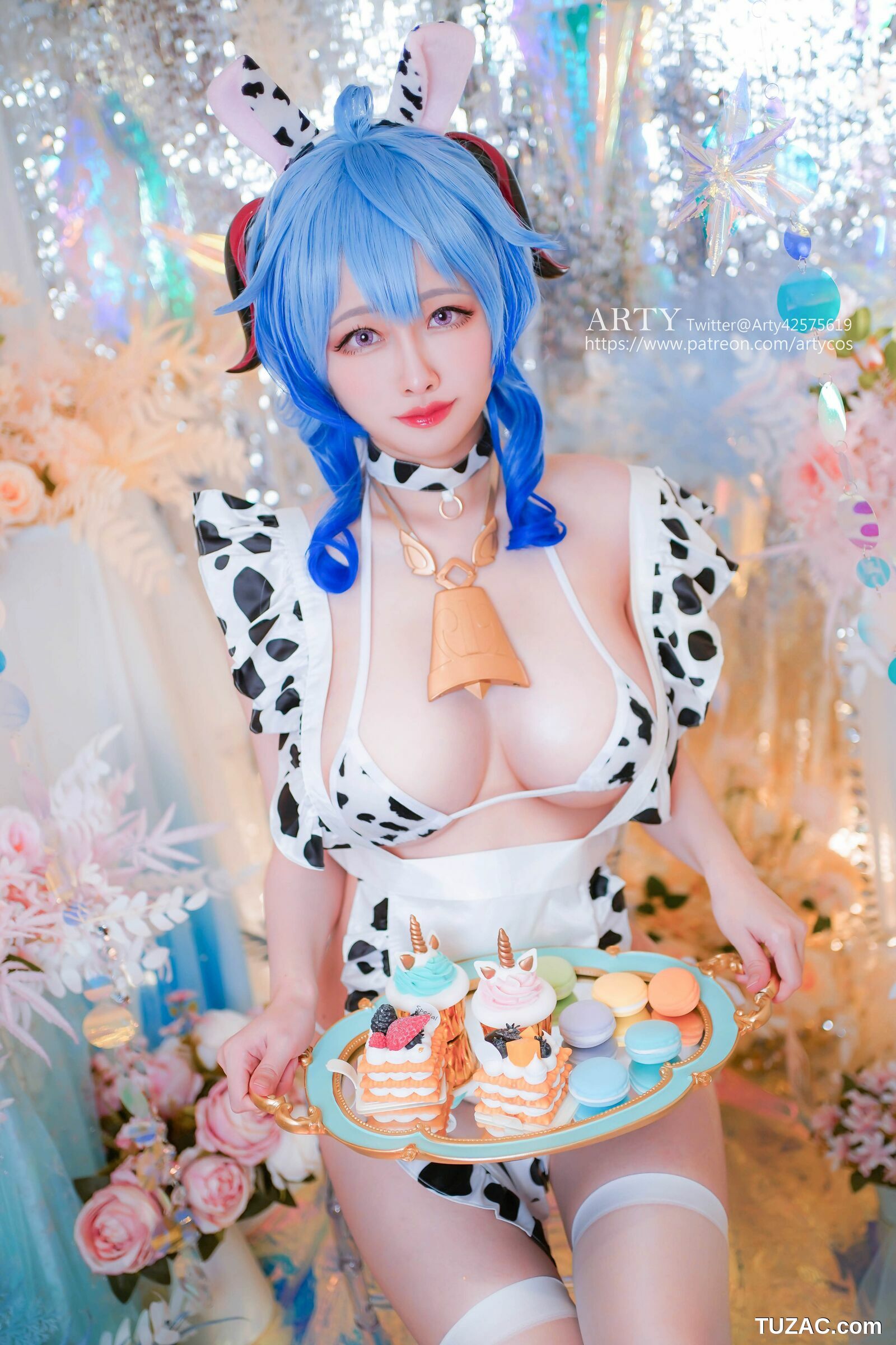 Arty亚缇-Arty-Huang-cosplay-Ganyu-Cow