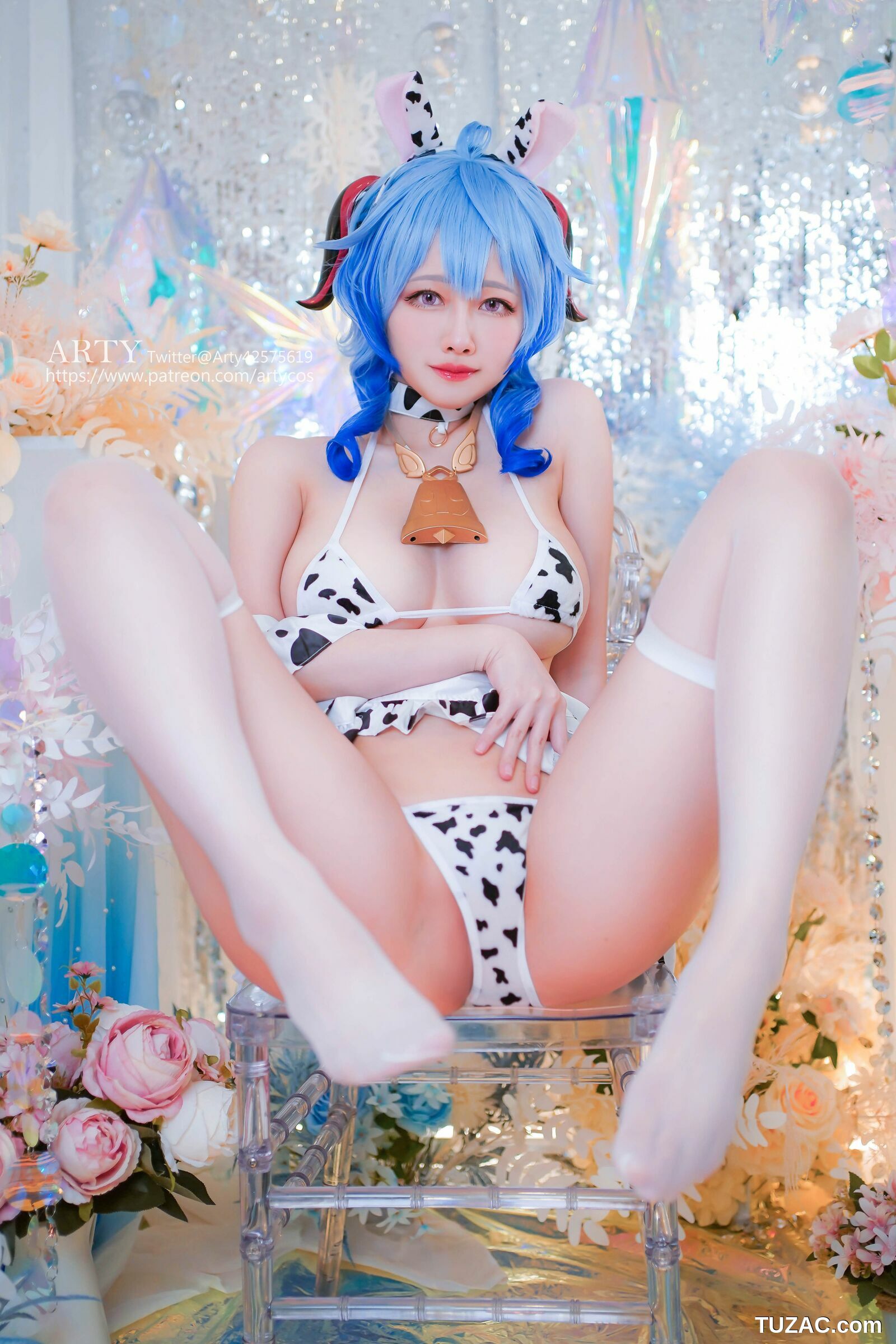 Arty亚缇-Arty-Huang-cosplay-Ganyu-Cow