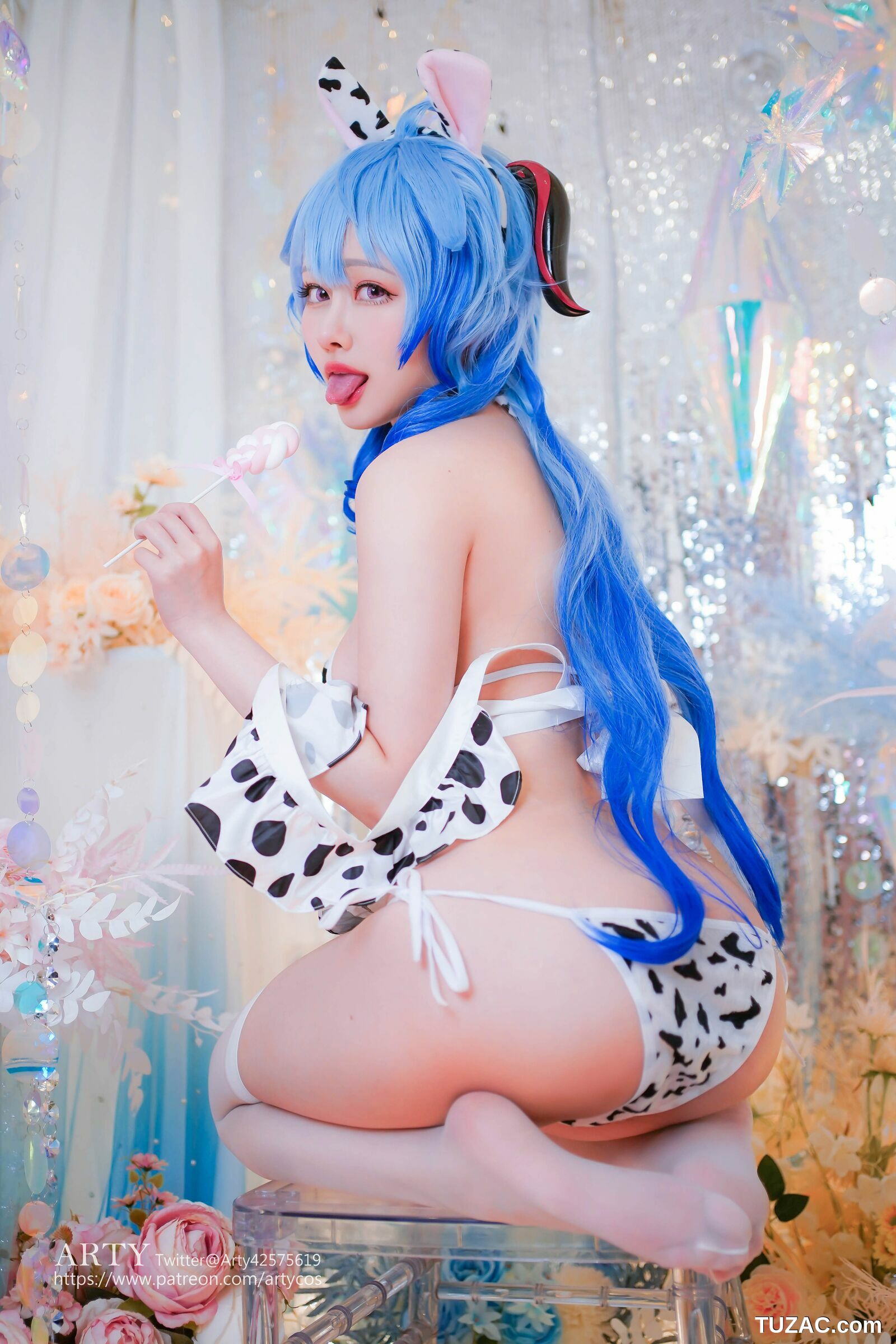 Arty亚缇-Arty-Huang-cosplay-Ganyu-Cow