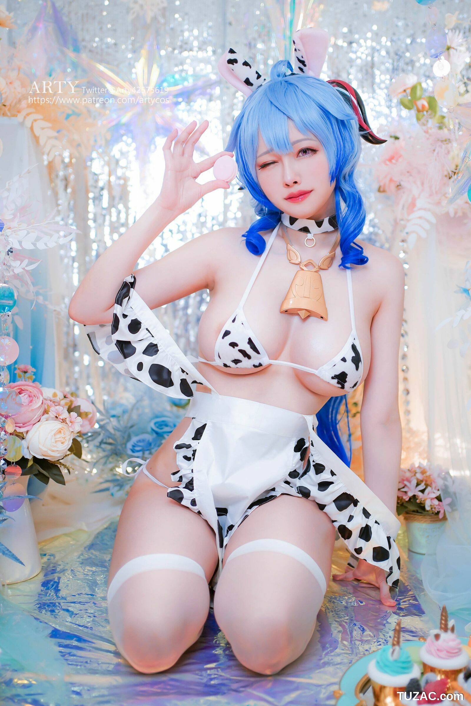 Arty亚缇-Arty-Huang-cosplay-Ganyu-Cow