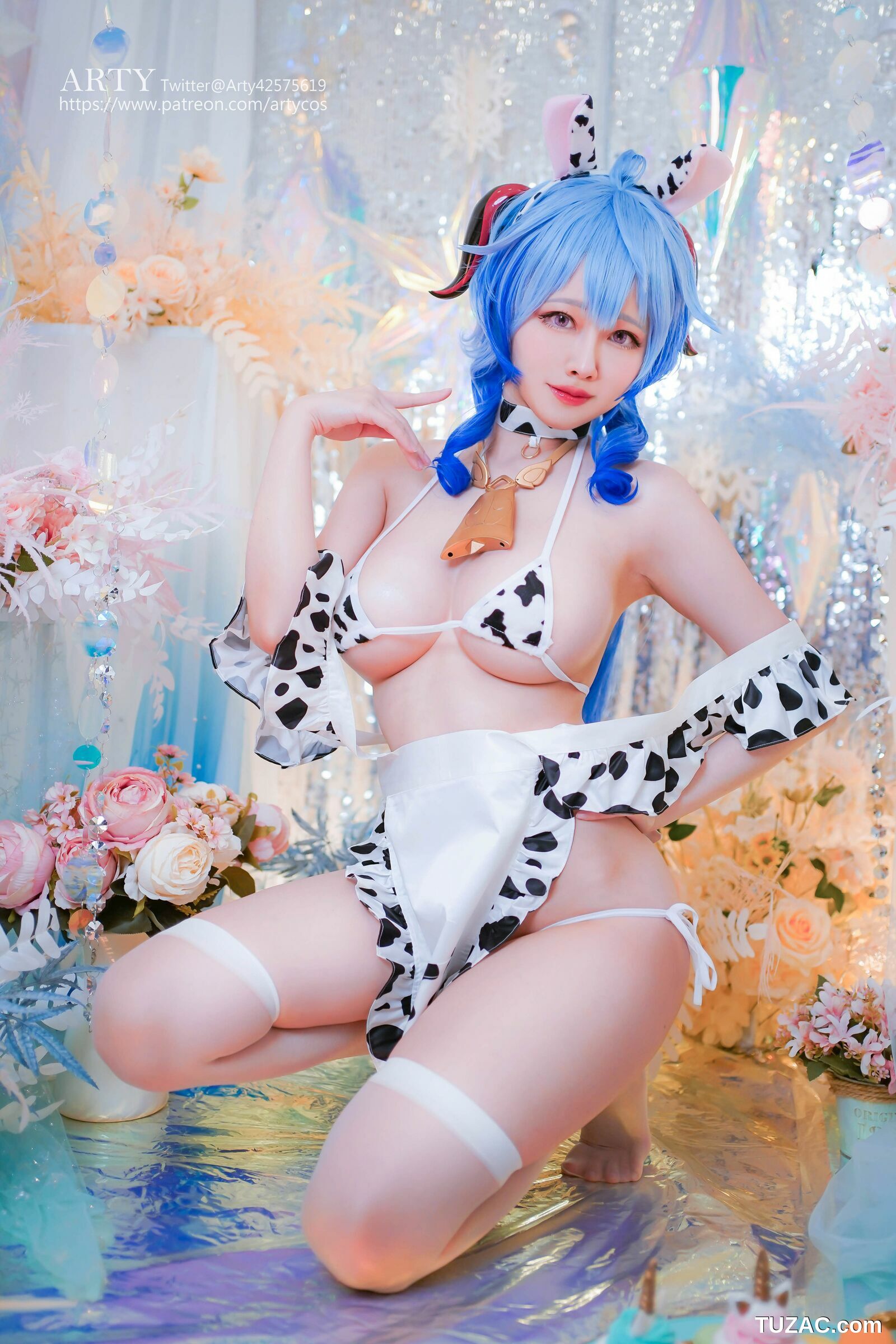 Arty亚缇-Arty-Huang-cosplay-Ganyu-Cow