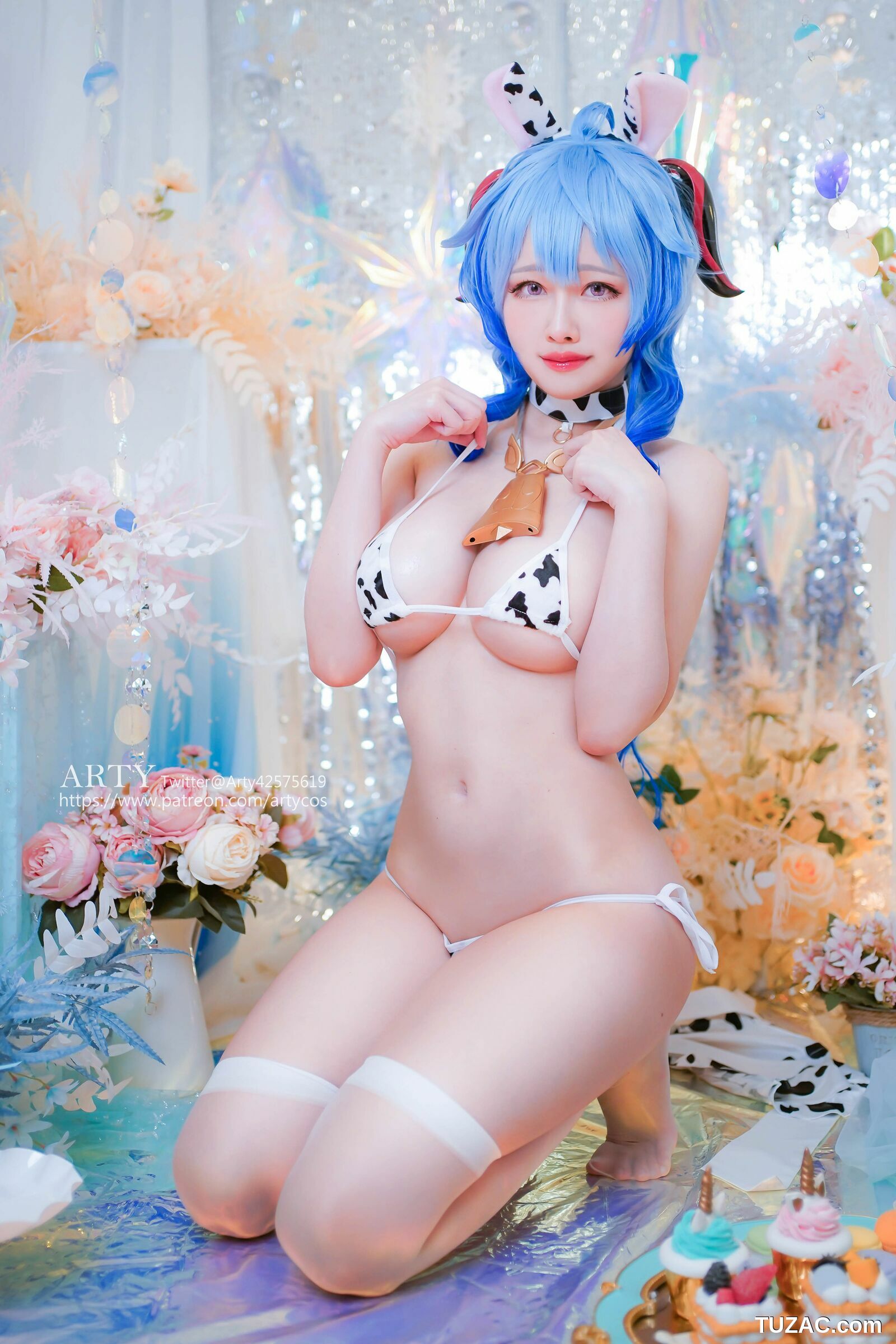 Arty亚缇-Arty-Huang-cosplay-Ganyu-Cow