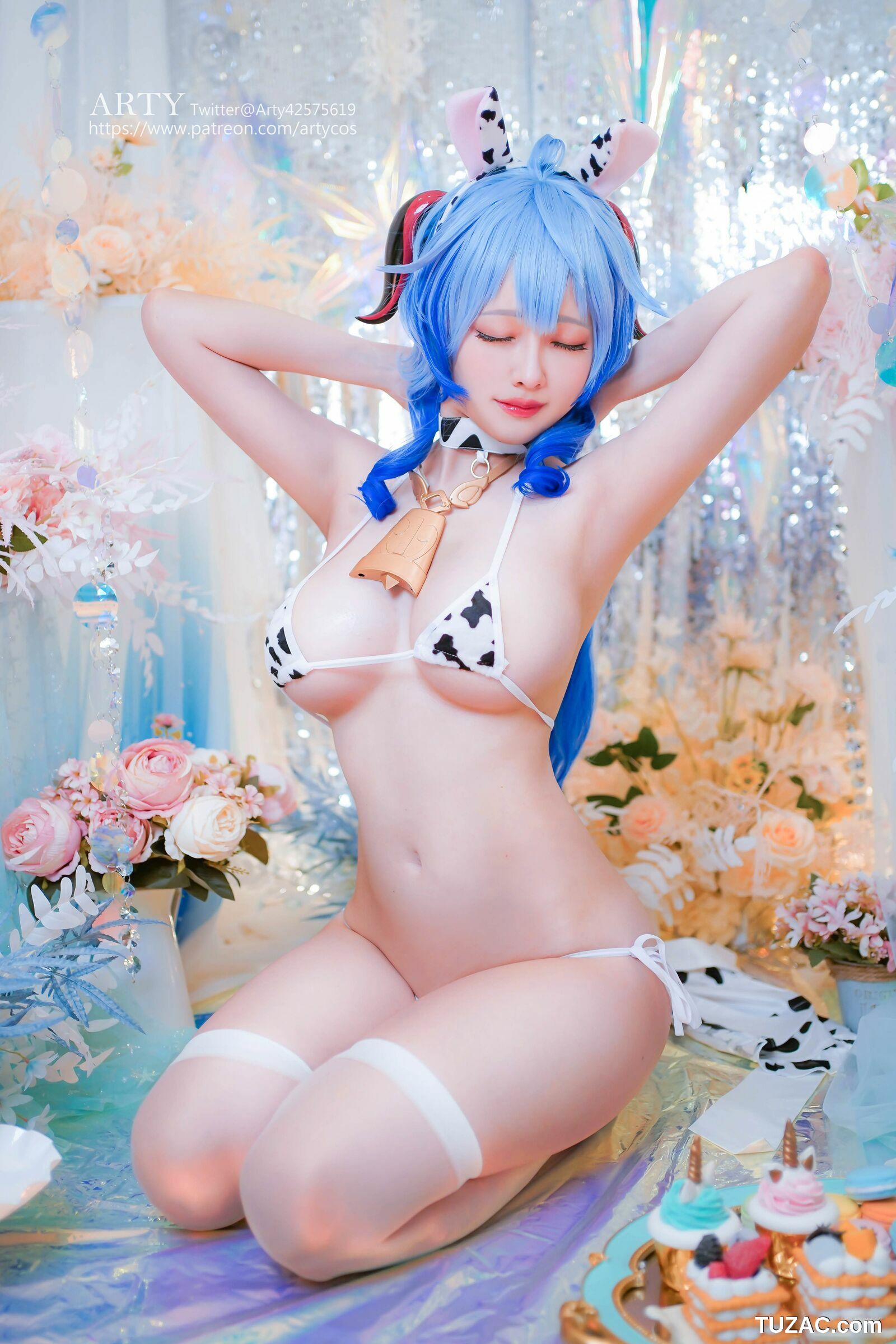 Arty亚缇-Arty-Huang-cosplay-Ganyu-Cow