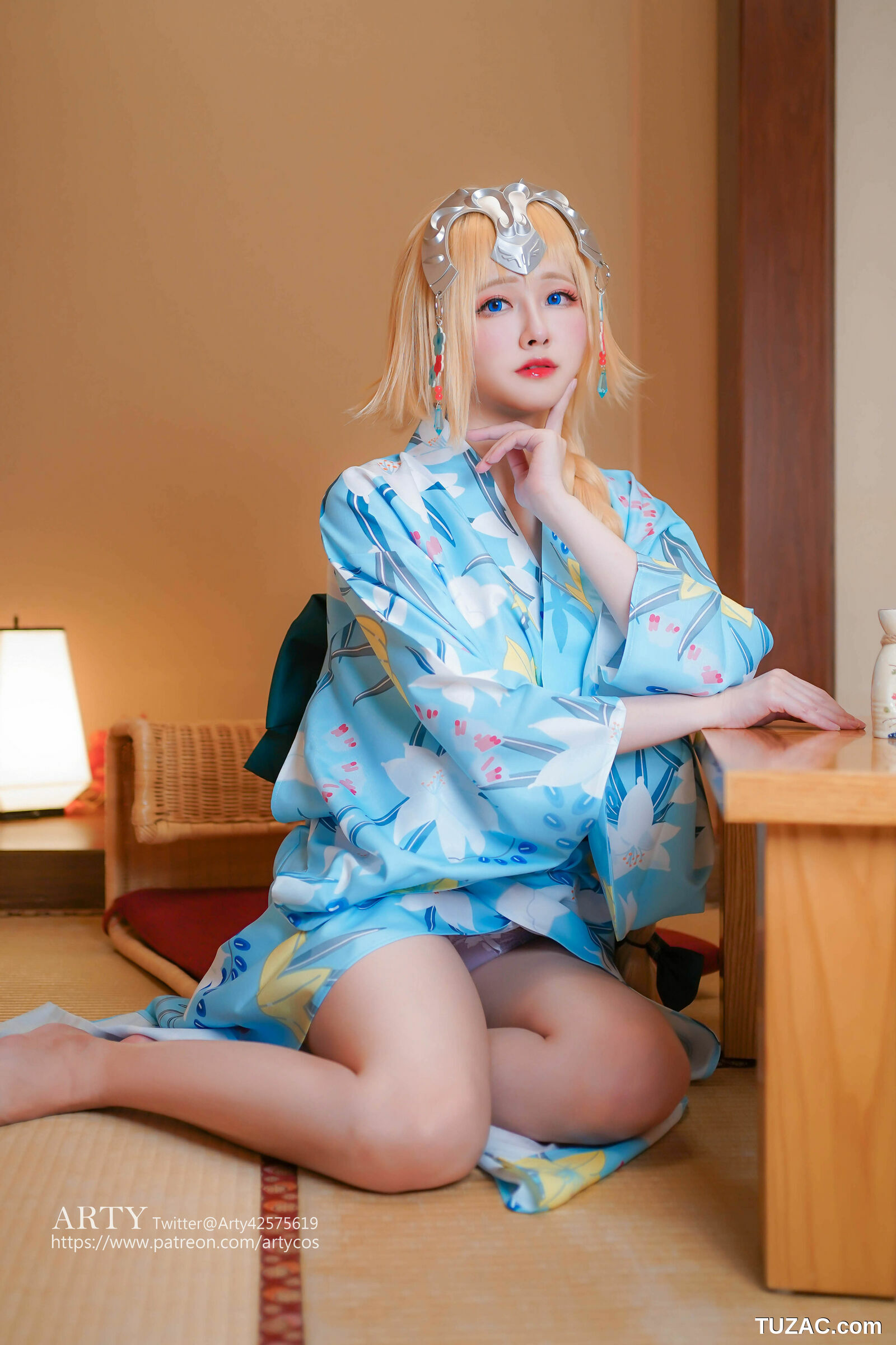 Arty亚缇-Arty-Huang-cosplay-Jeanne-Kimono