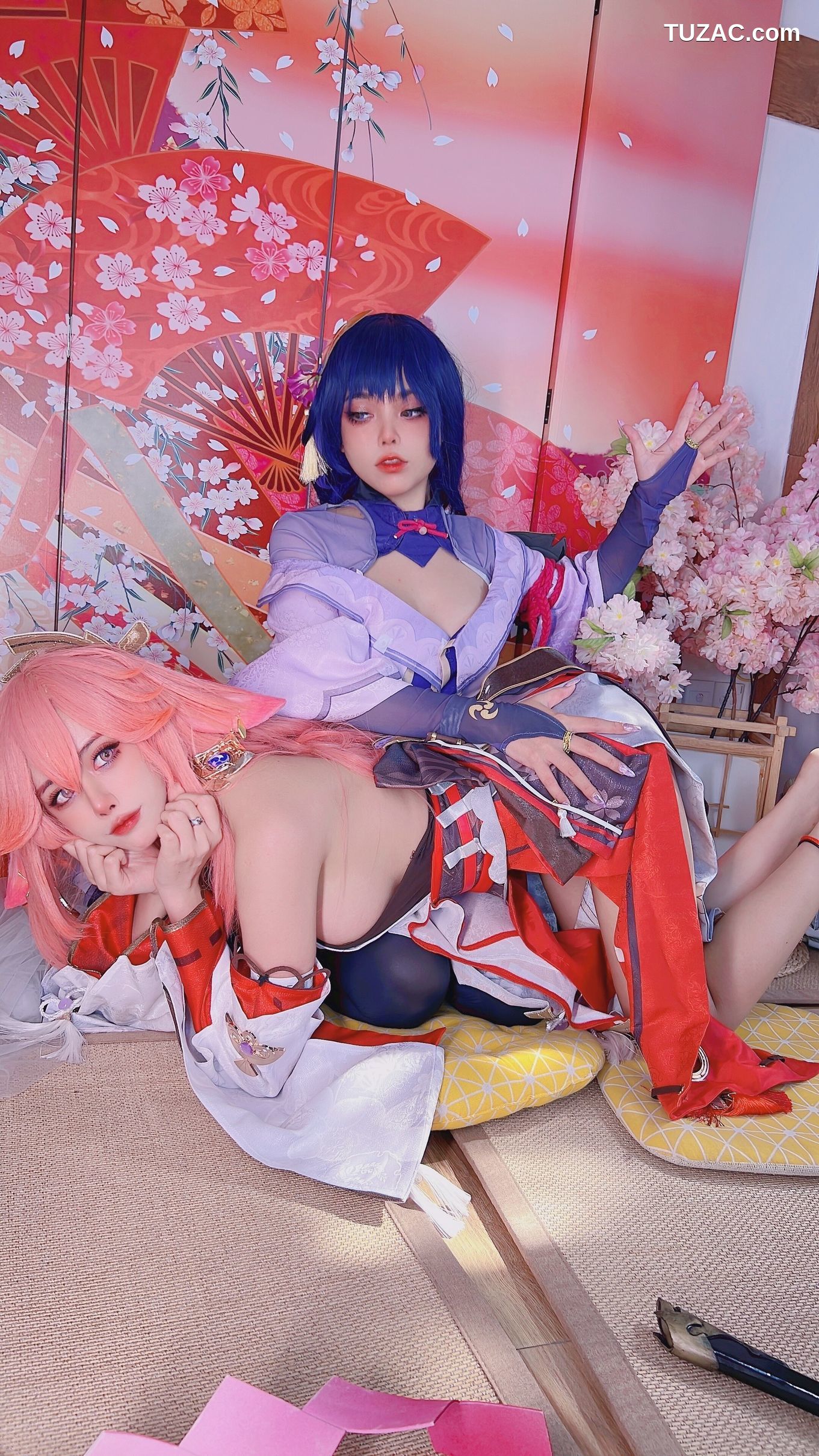 Byoru-Yae-Miko-x-Raiden-Shogun