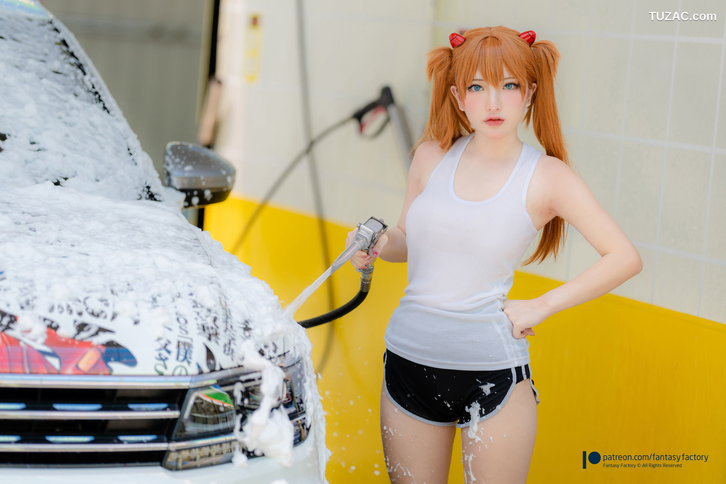 Fantasy-Factory-小丁Ding-明日香-洗车-Asuka-car-wash-2021.11