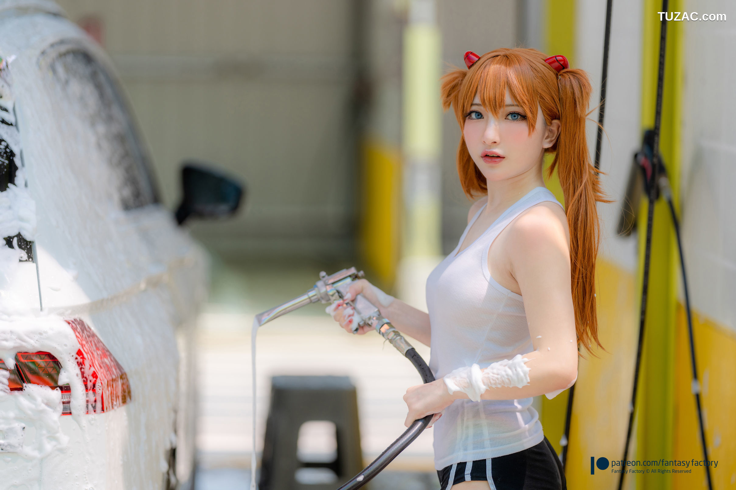 Fantasy-Factory-小丁Ding-明日香-洗车-Asuka-car-wash-2021.11