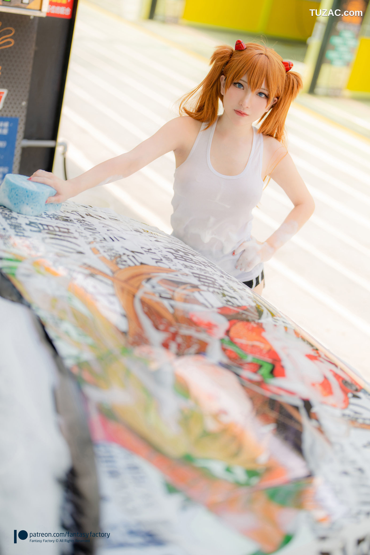 Fantasy-Factory-小丁Ding-明日香-洗车-Asuka-car-wash-2021.11