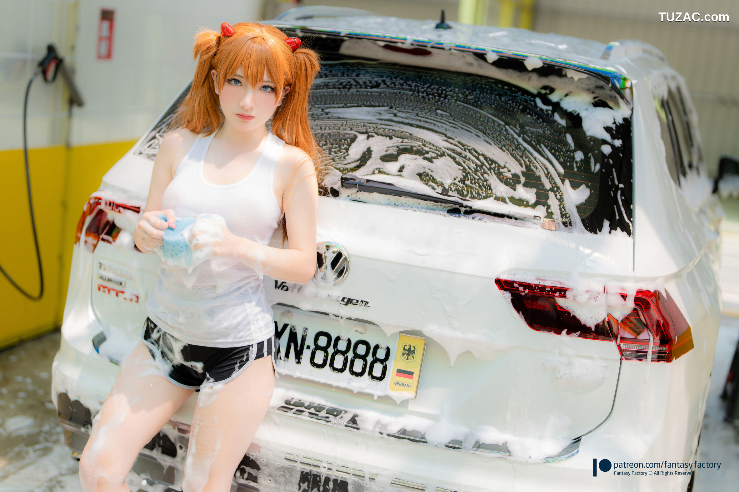 Fantasy-Factory-小丁Ding-明日香-洗车-Asuka-car-wash-2021.11