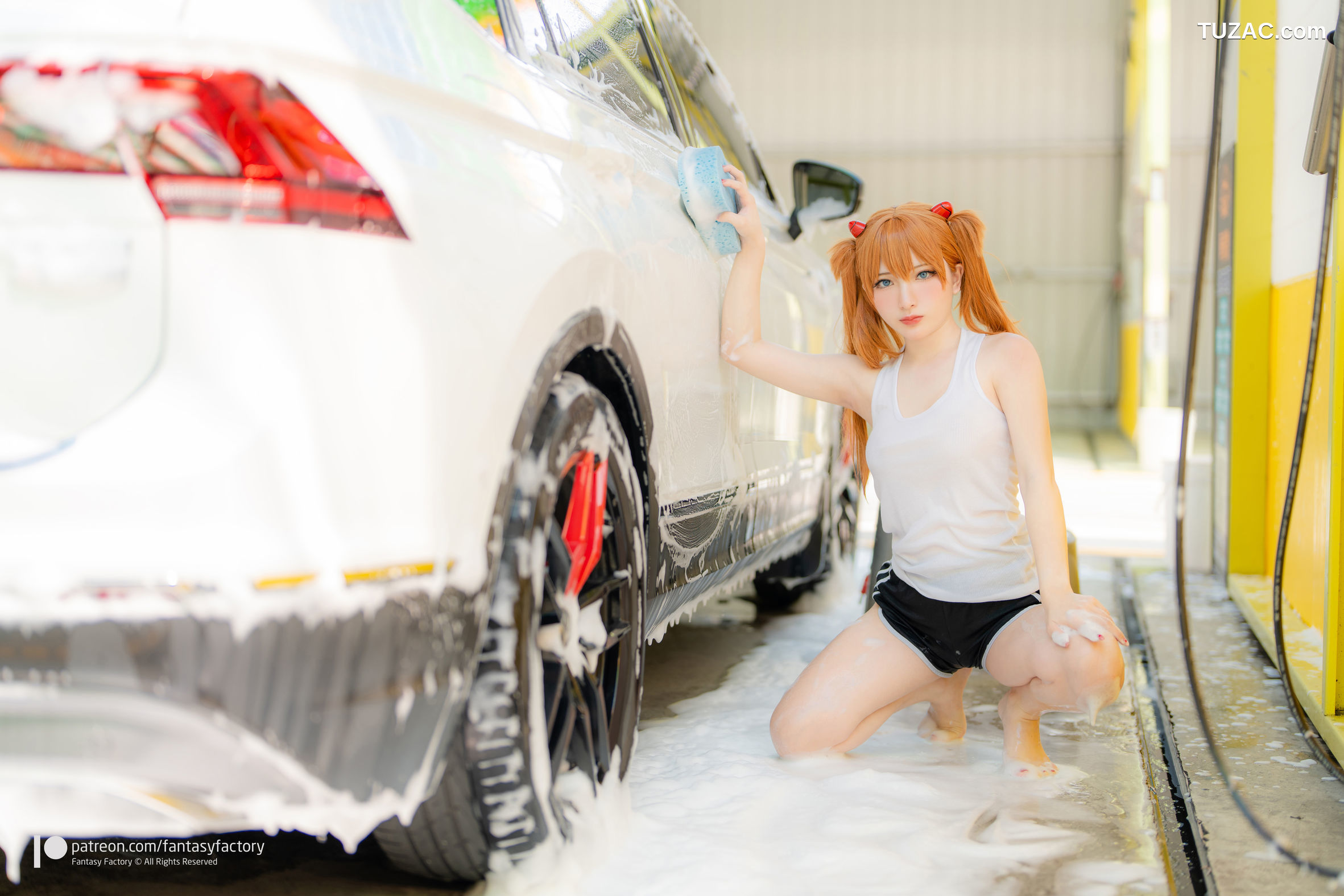 Fantasy-Factory-小丁Ding-明日香-洗车-Asuka-car-wash-2021.11