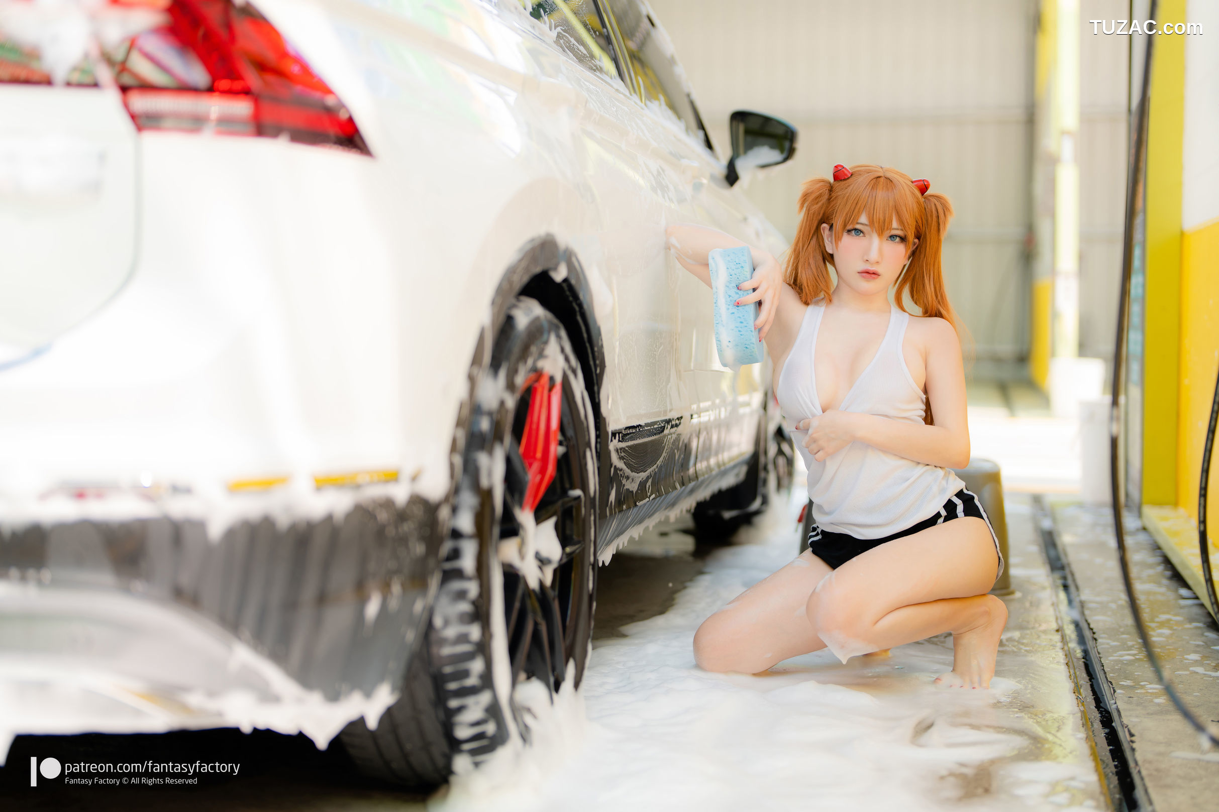 Fantasy-Factory-小丁Ding-明日香-洗车-Asuka-car-wash-2021.11