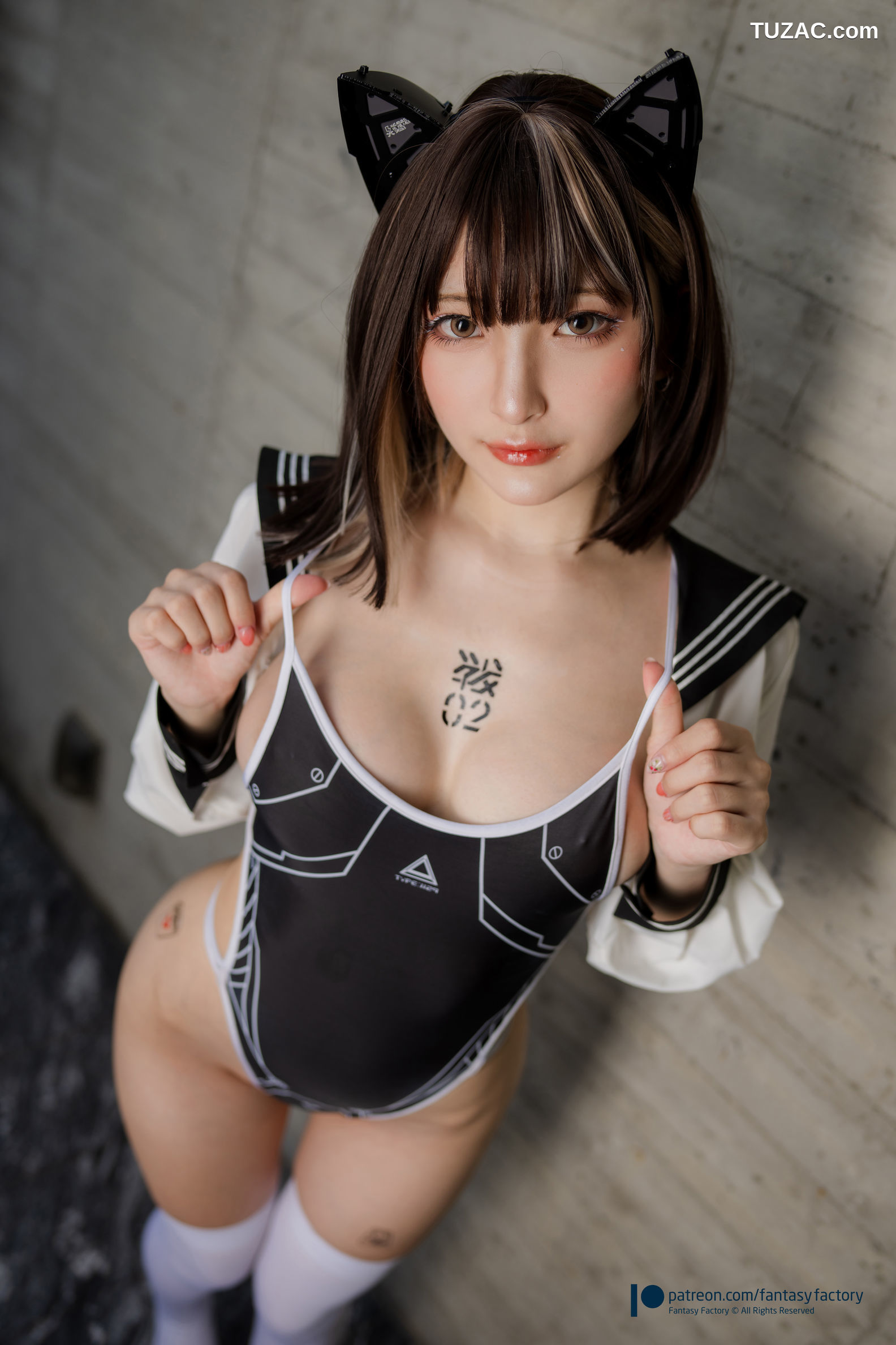 Fantasy-Factory-小丁Ding-水手运动泳装-Sailor-Suit-Athletic-Swimsuit-2022.02