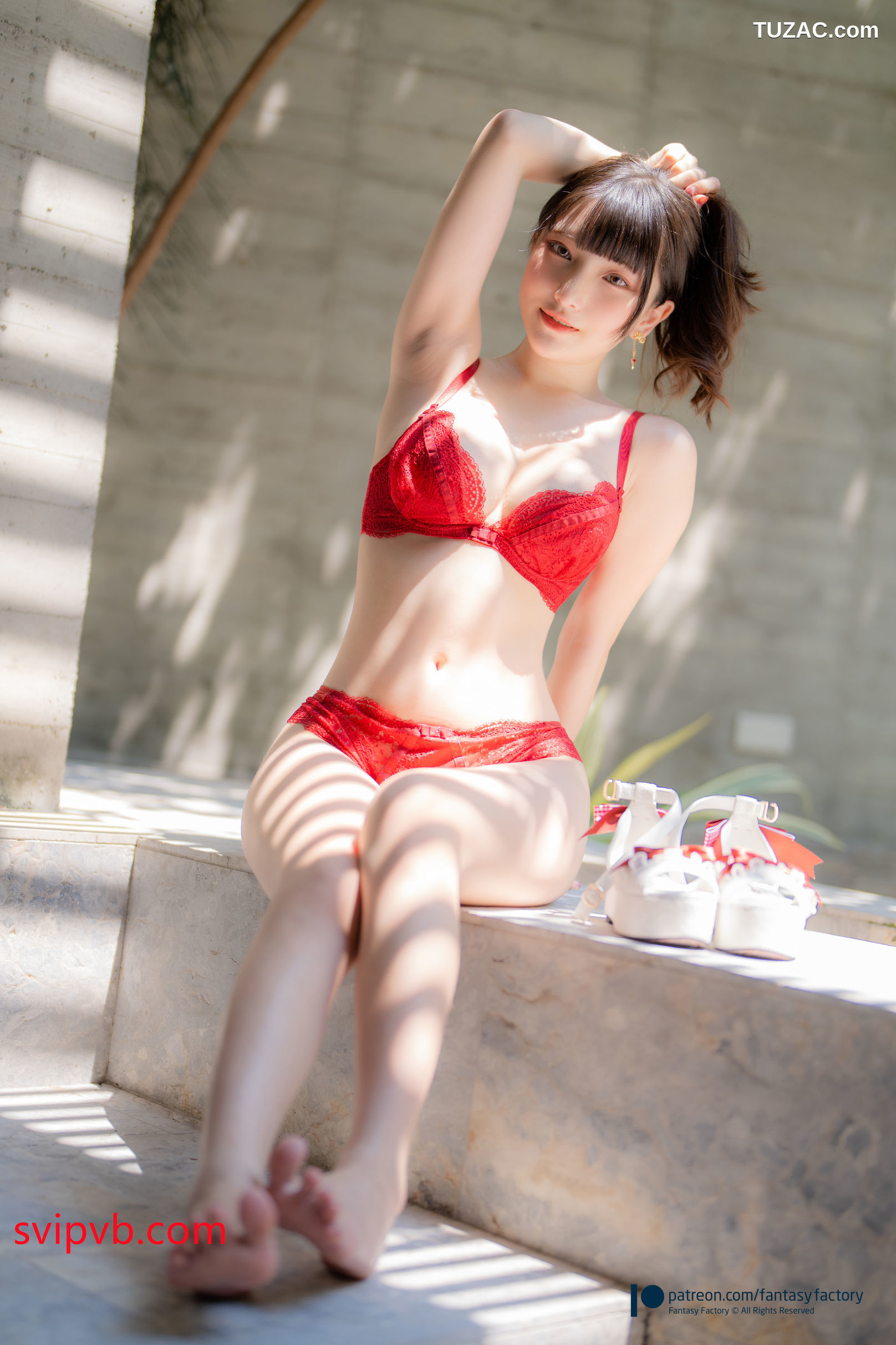 Fantasy-Factory-小丁Ding-红色内衣-Red-underwear-2021.10