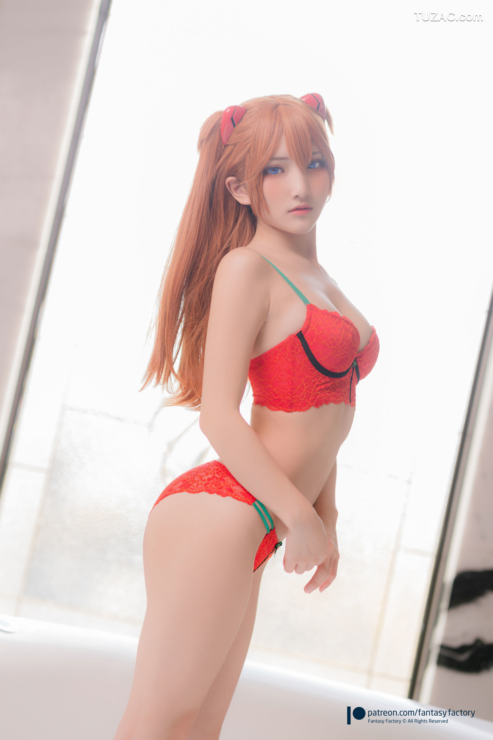 Fantasy-Factory-小丁Ding《Asuka-PJ-underwear》-明日香睡衣内衣-2020.09