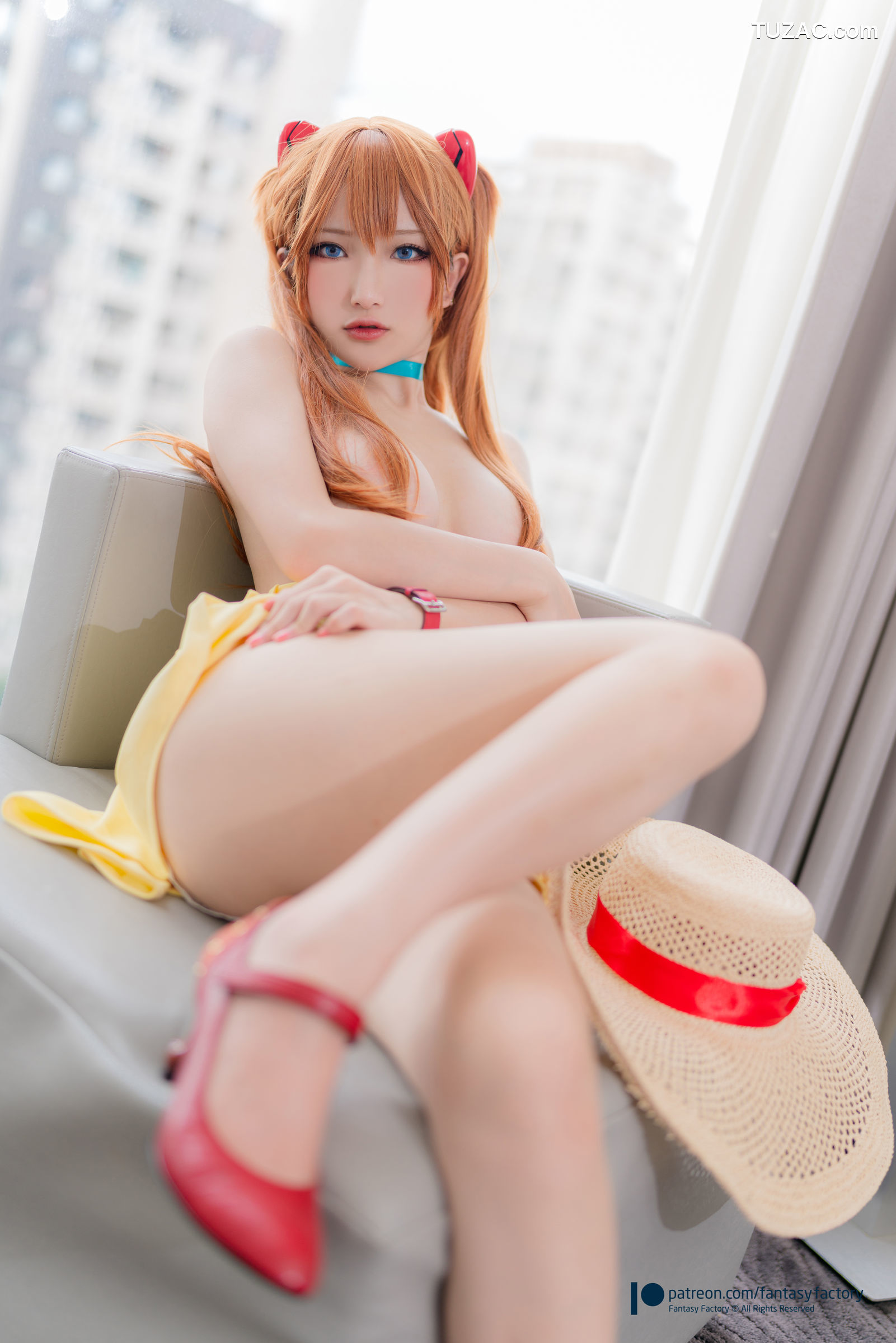 Fantasy-Factory-小丁Ding《Asuka-Yellow-Dress》-明日香黄裙-2020.08