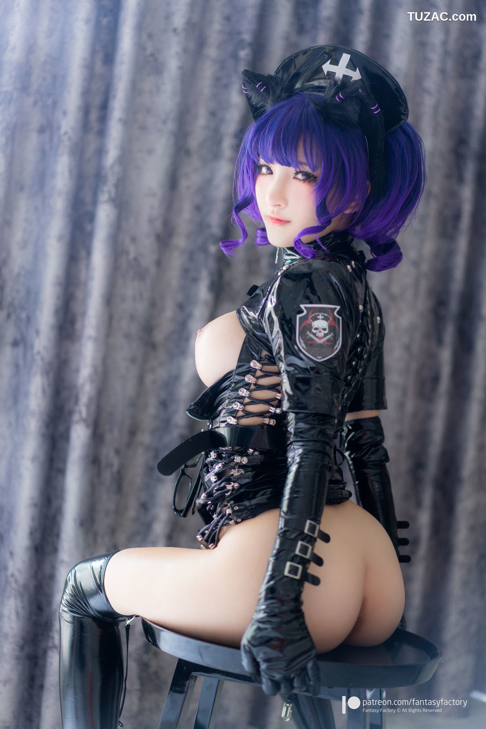 Fantasy-Factory-小丁Ding《Black-Cat-Nurse》-黑猫女护士-2020.08