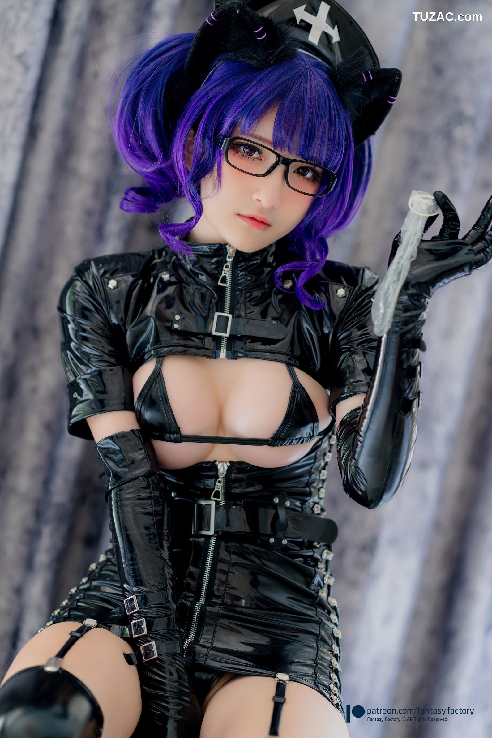 Fantasy-Factory-小丁Ding《Black-Cat-Nurse》-黑猫女护士-2020.08