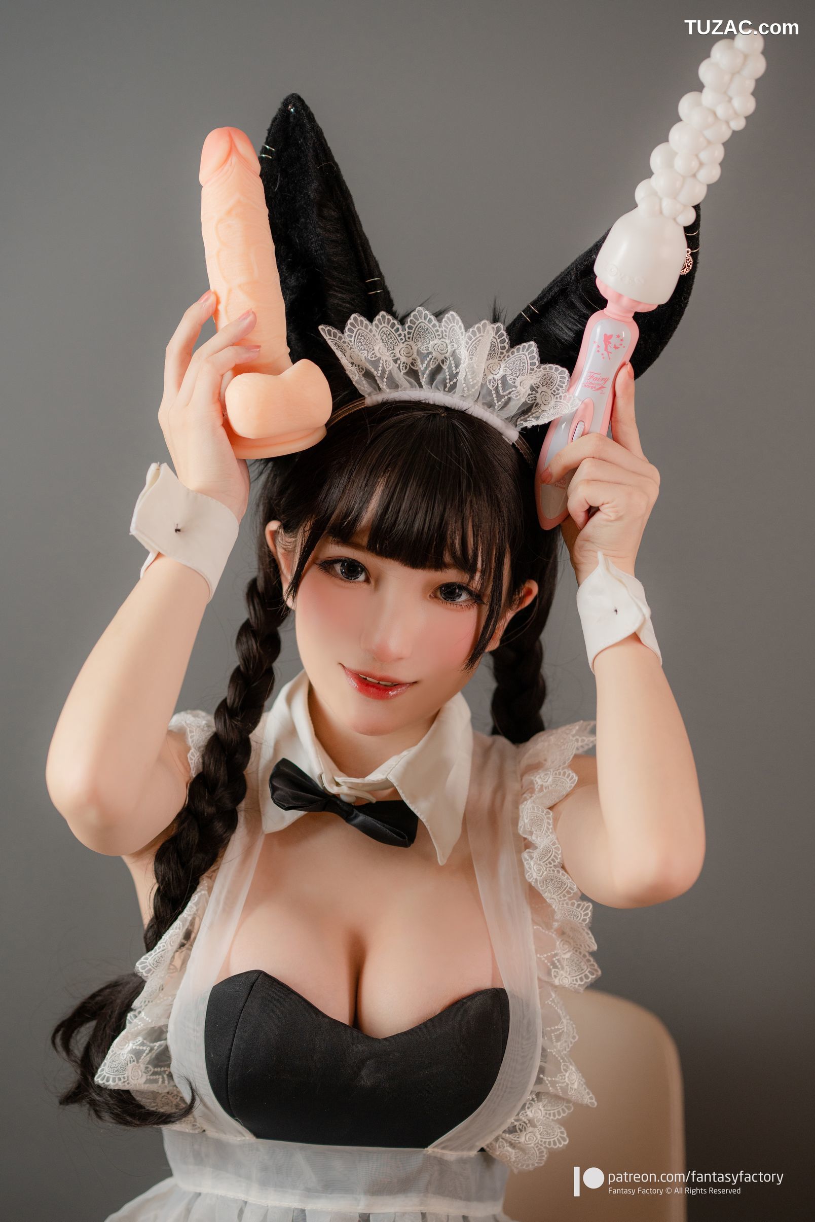 Fantasy-Factory-小丁Ding《Bunny-girl-Maid》-兔女仆-2020.10
