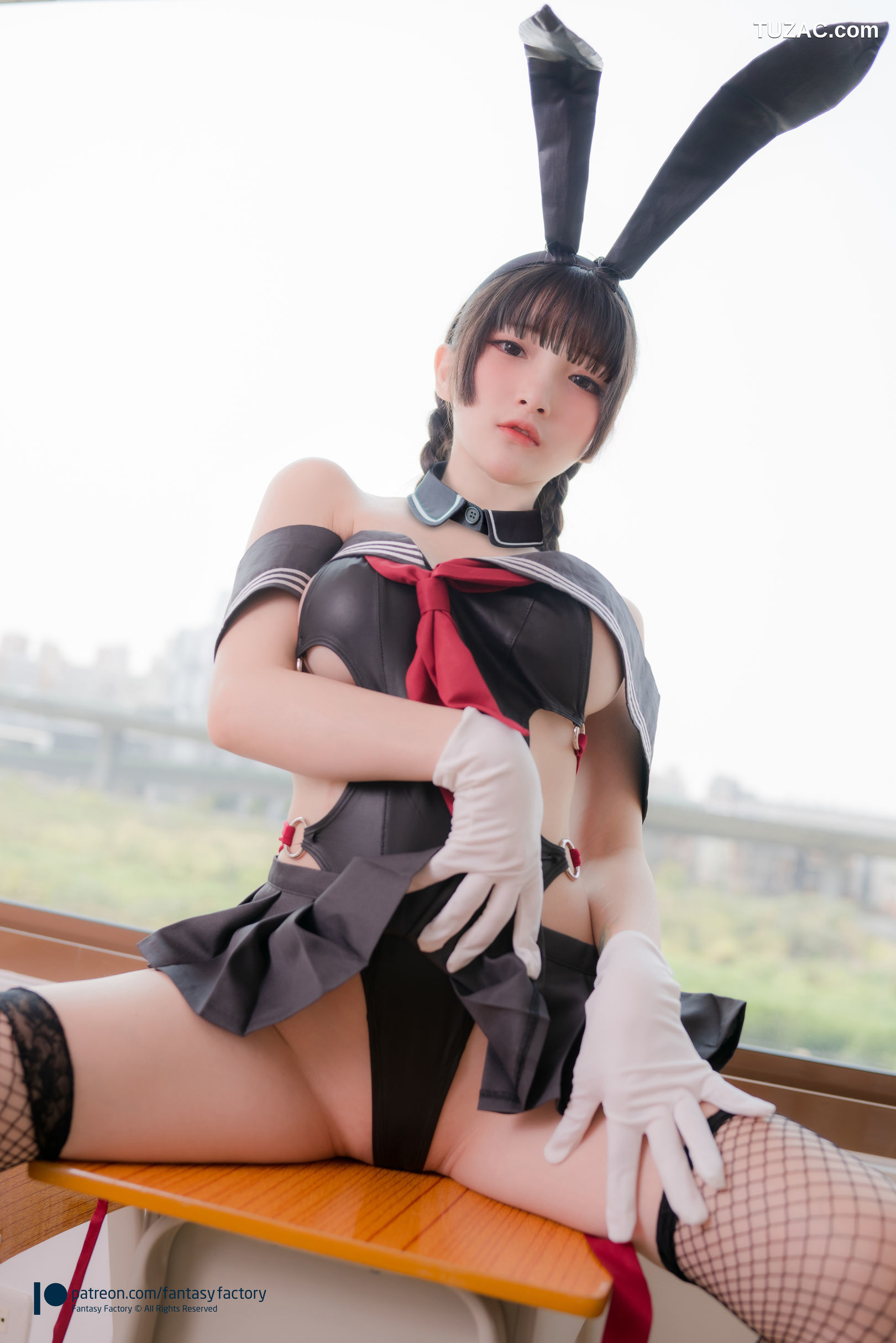 Fantasy-Factory-小丁Ding《Rabbeter》-教室兔女郎-2021.08