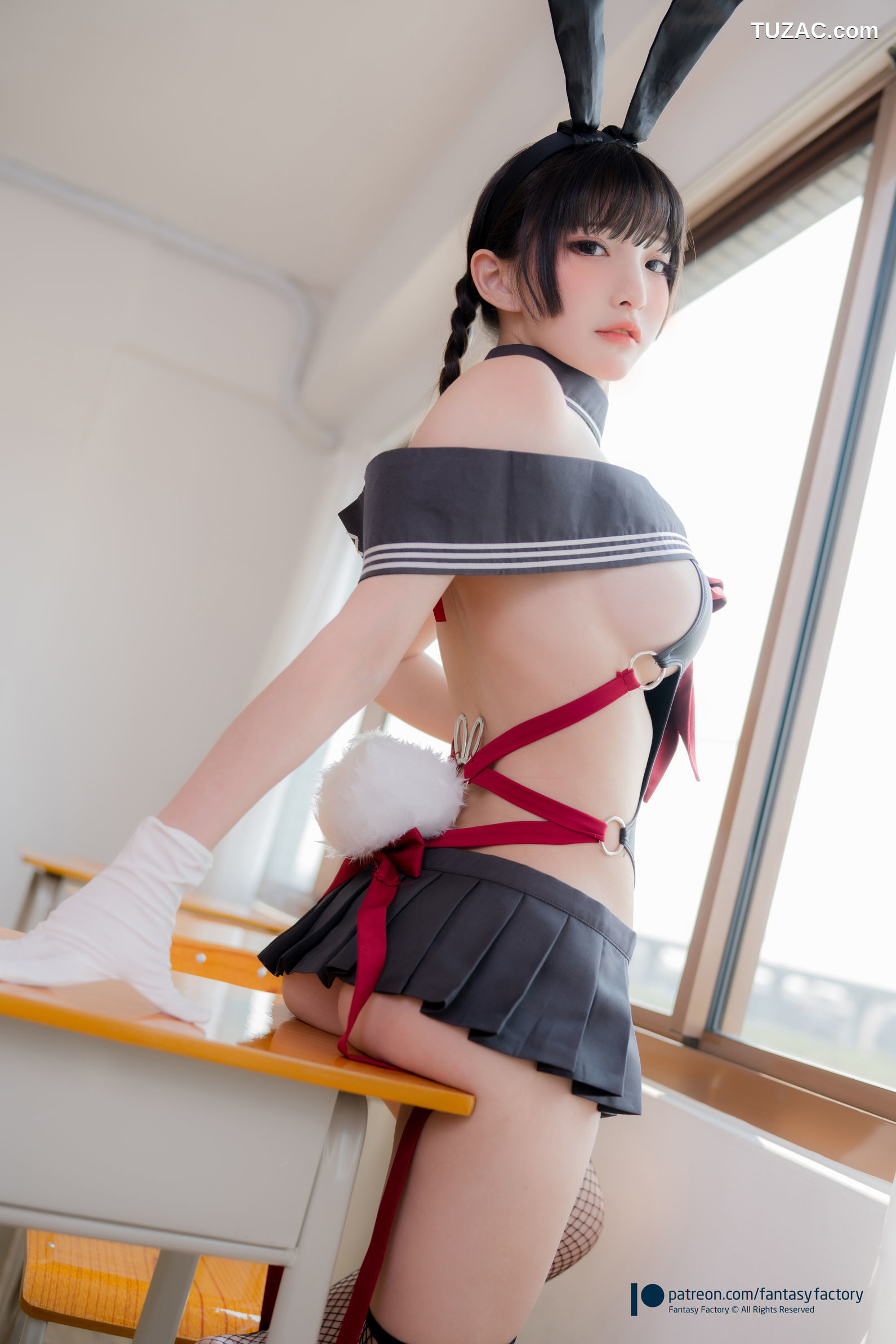 Fantasy-Factory-小丁Ding《Rabbeter》-教室兔女郎-2021.08