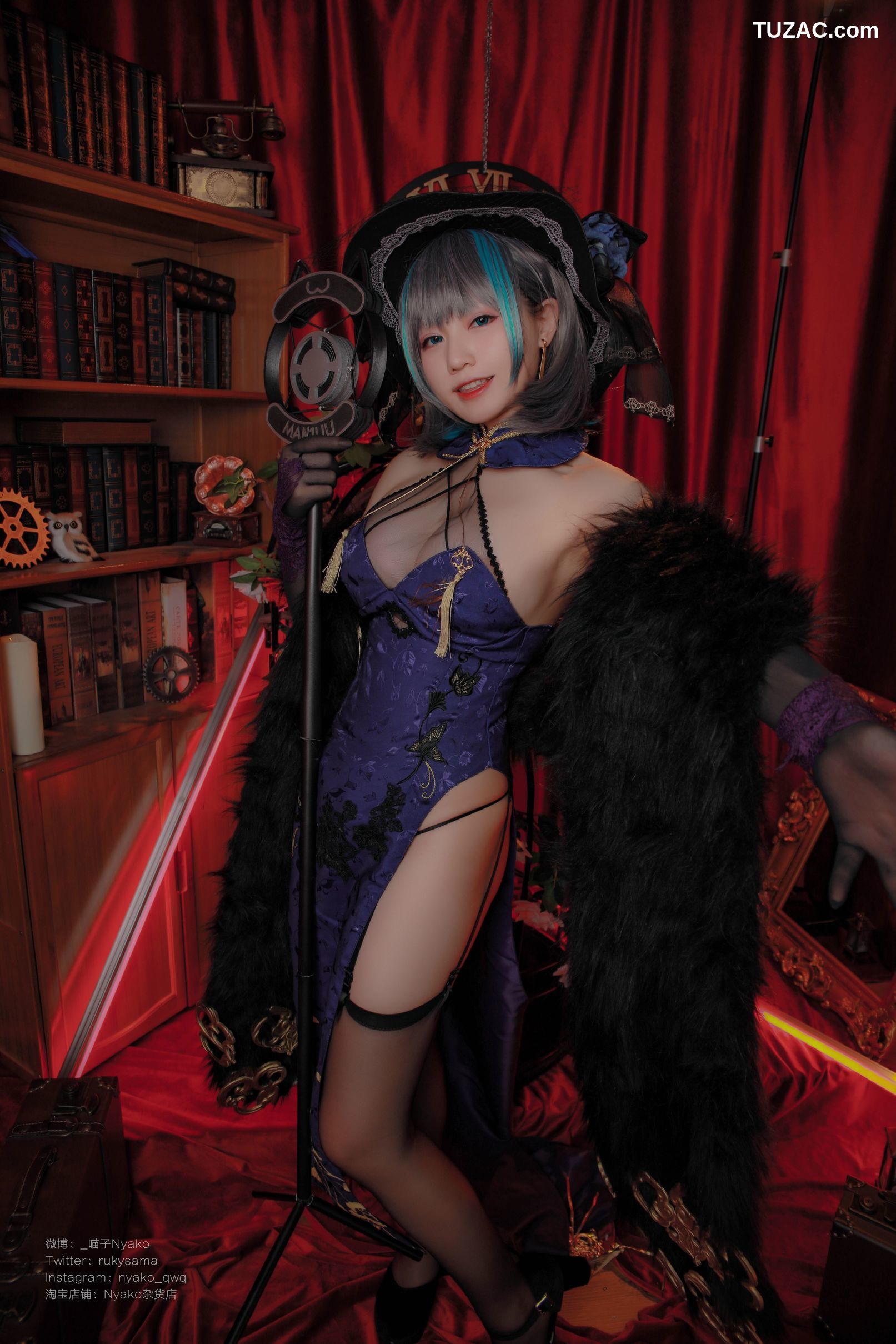 Nyako喵子-碧蓝航线-Cheshire-Cheongsam