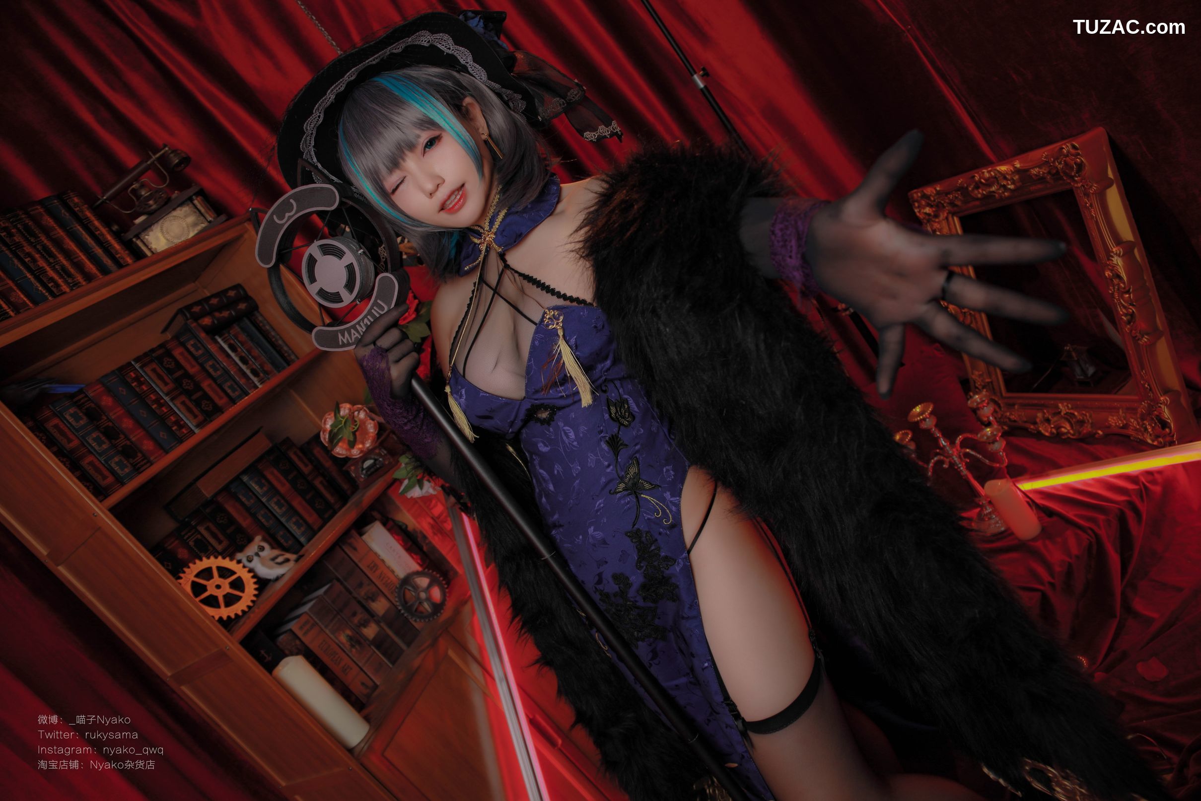 Nyako喵子-碧蓝航线-Cheshire-Cheongsam