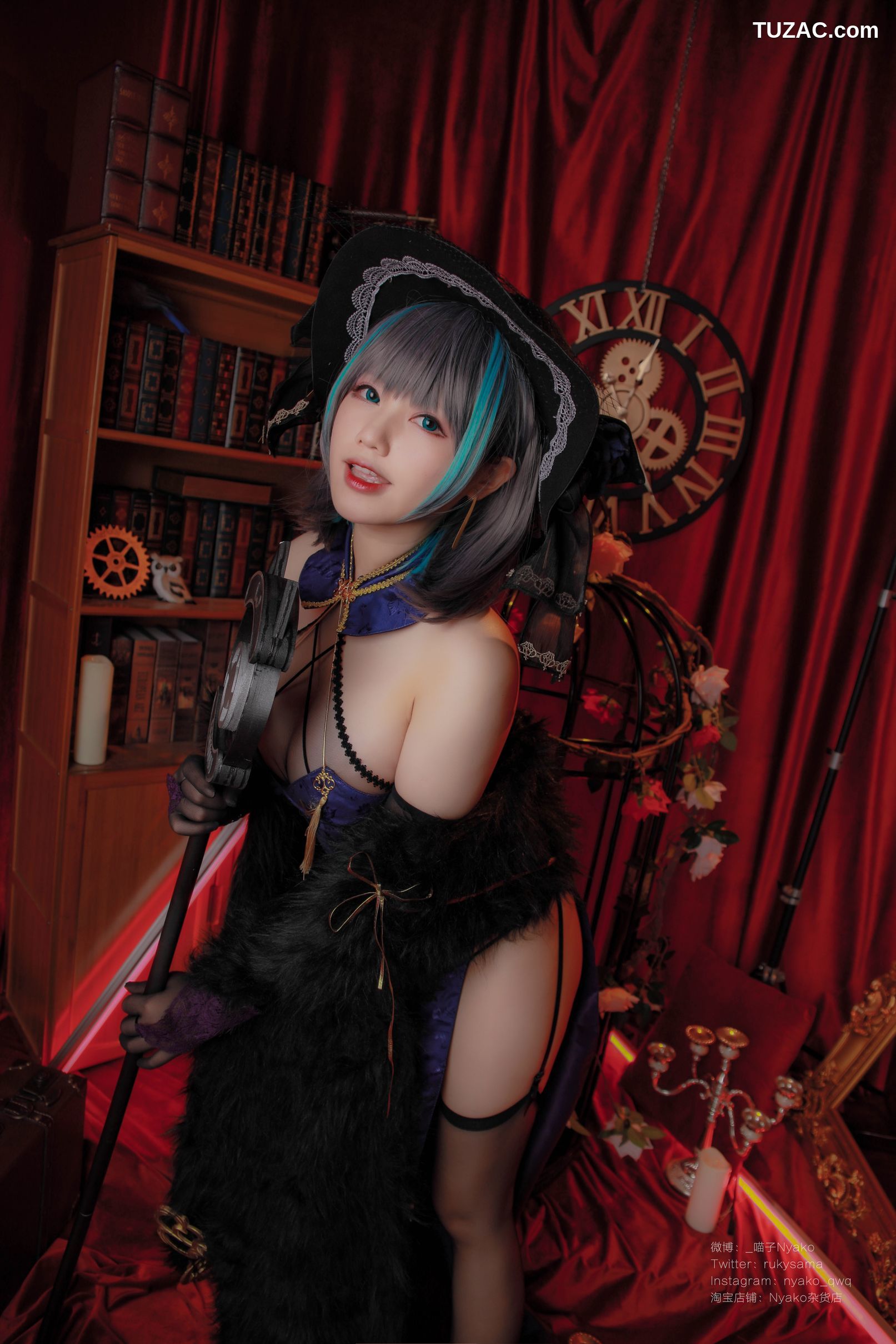 Nyako喵子-碧蓝航线-Cheshire-Cheongsam