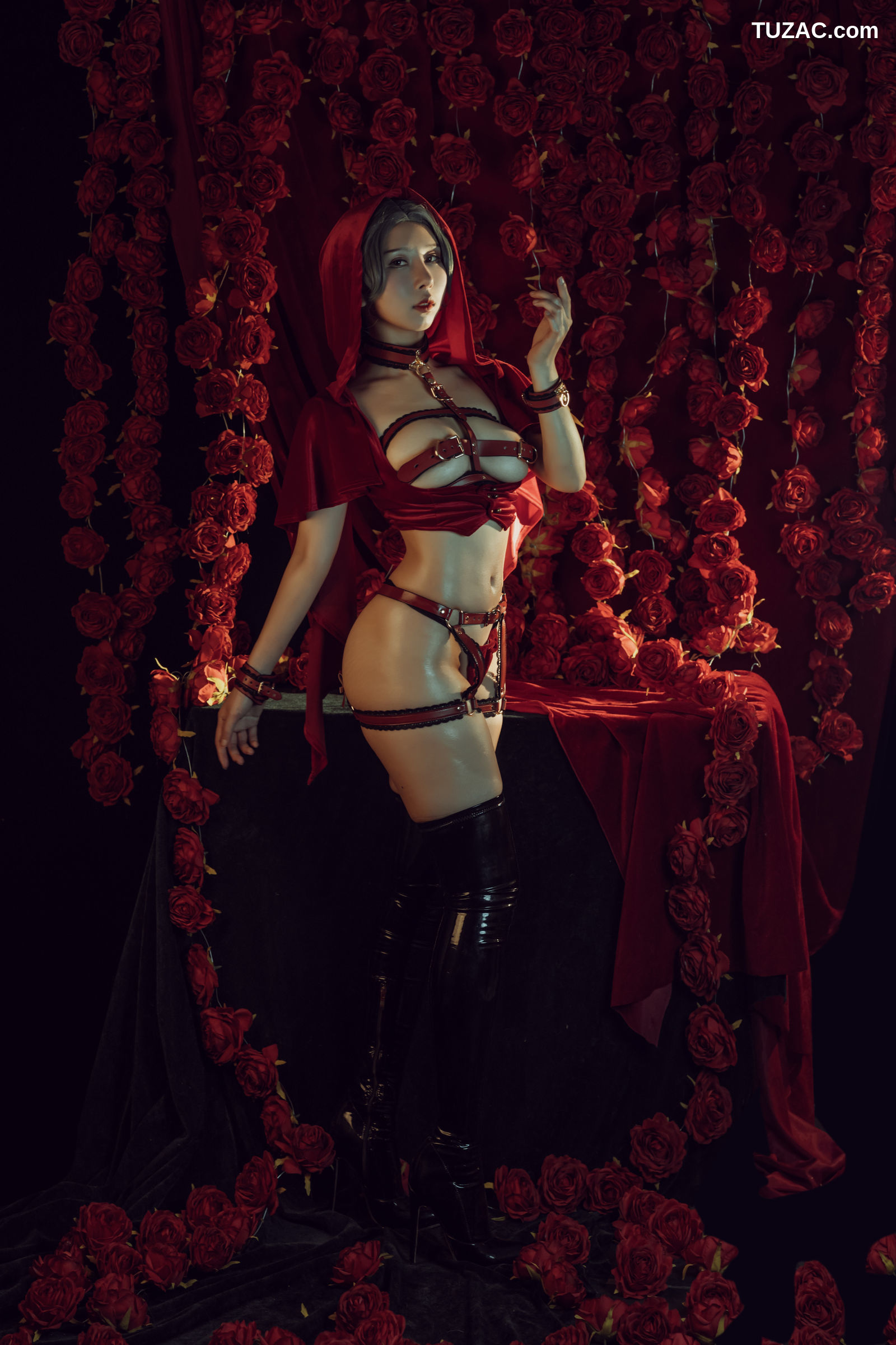 云溪溪-017-奶桃-玫瑰