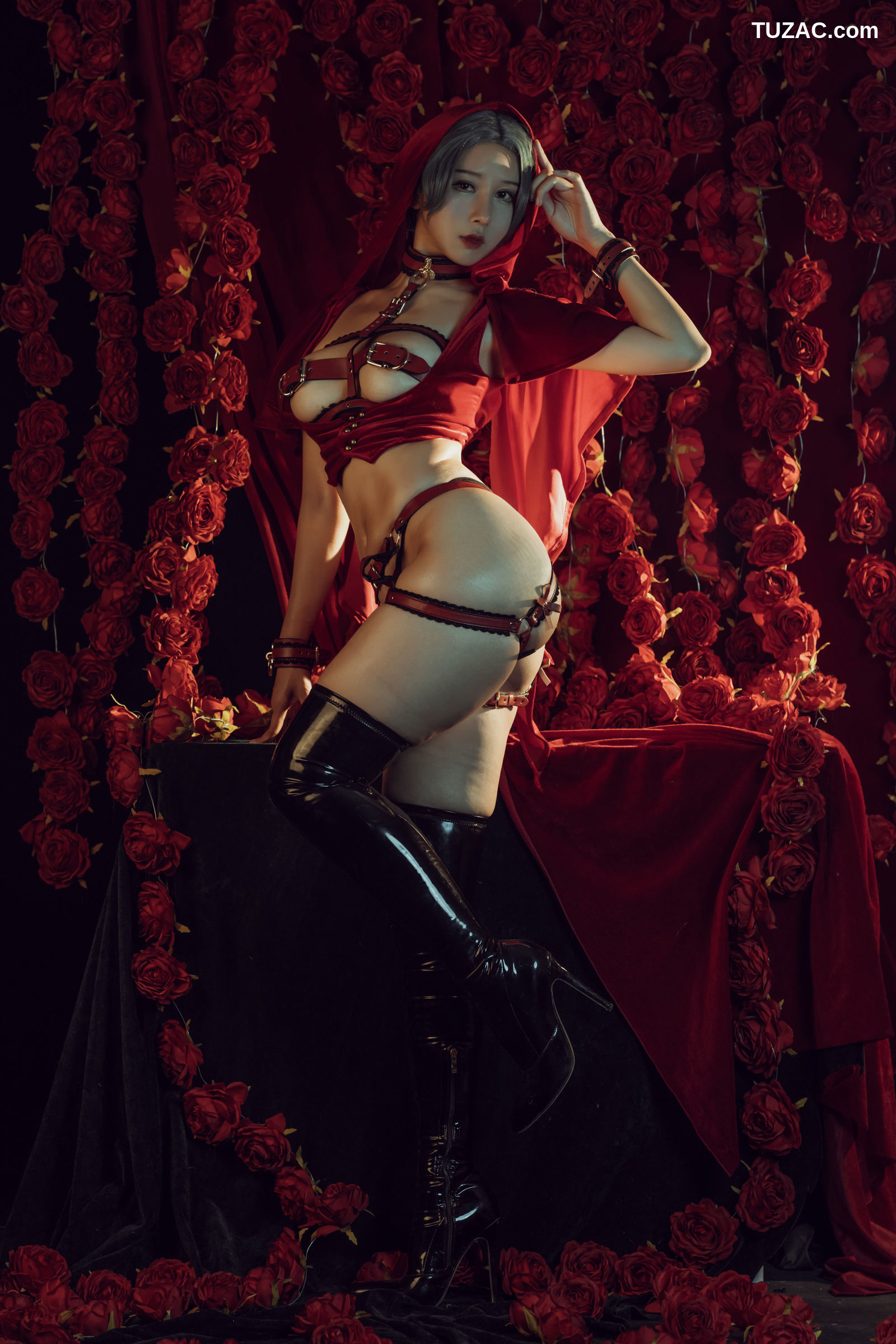 云溪溪-017-奶桃-玫瑰