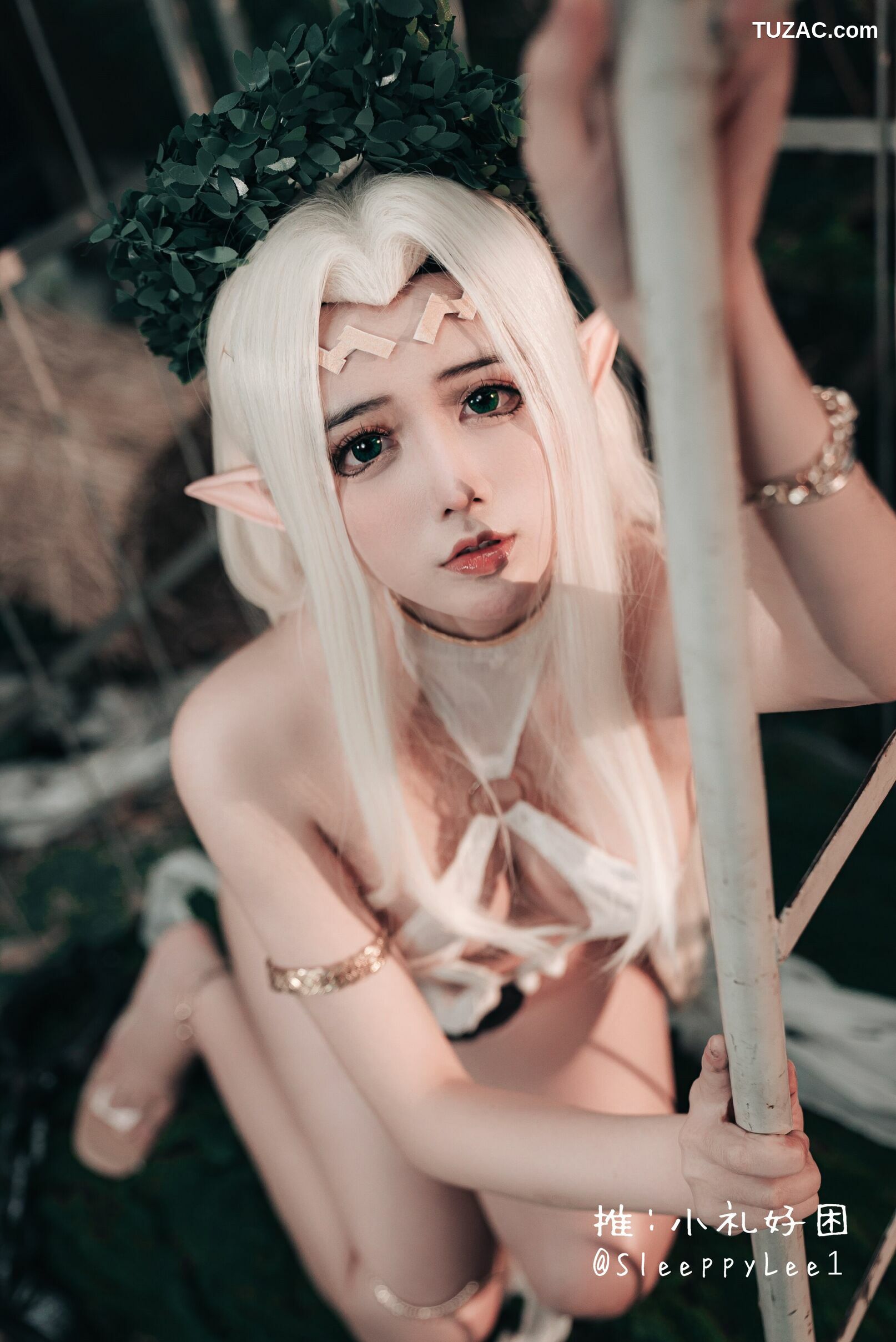 小礼好困-Cosplay-celes-白精灵
