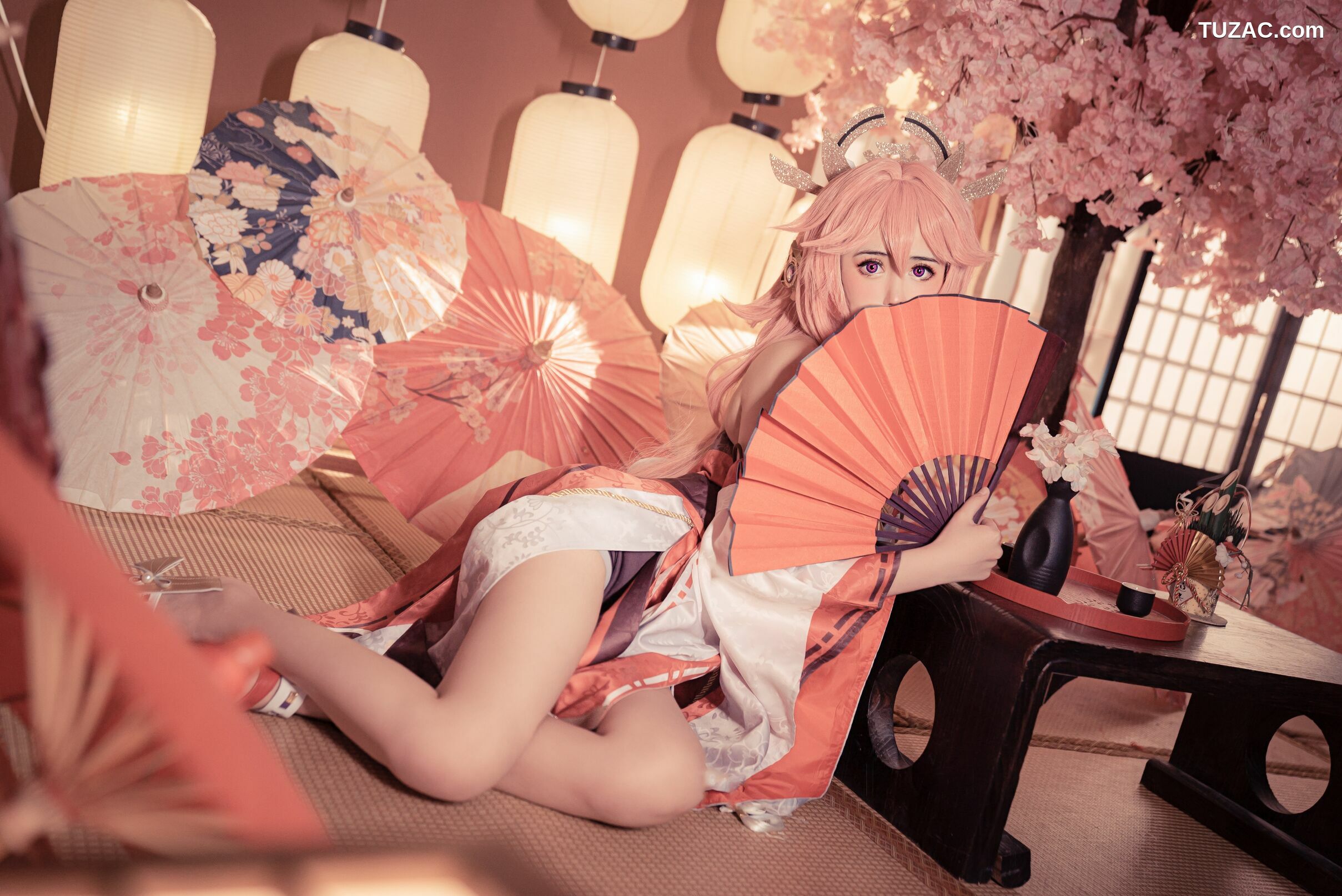 小礼好困-Cosplay-八重神子