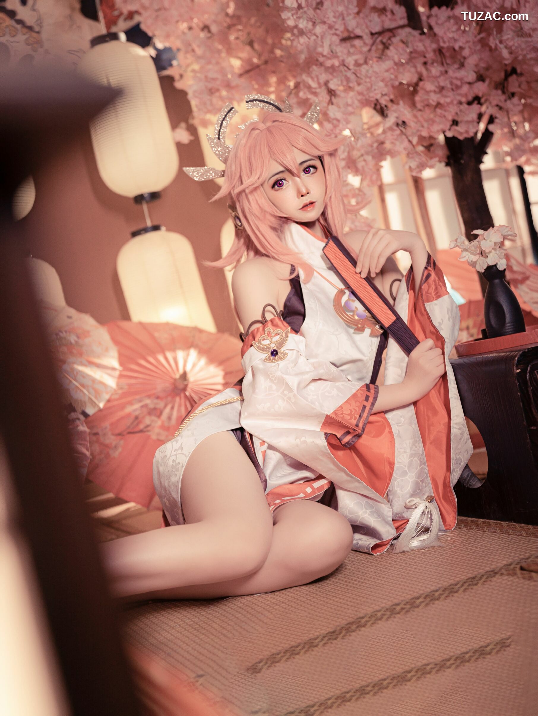小礼好困-Cosplay-八重神子