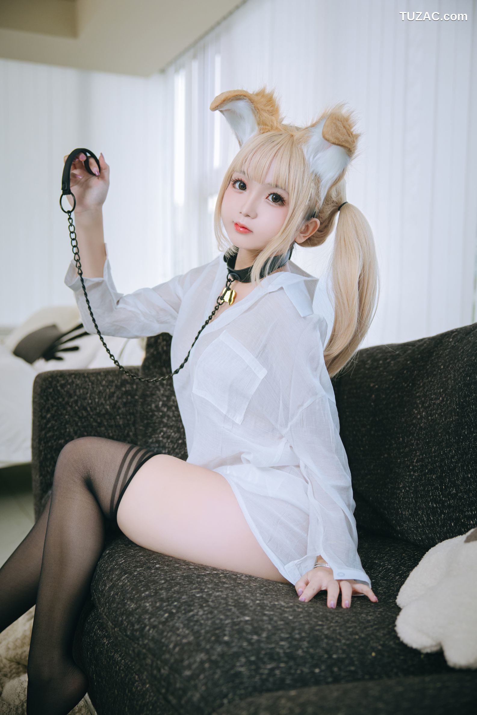 日奈娇-衬衫小狗