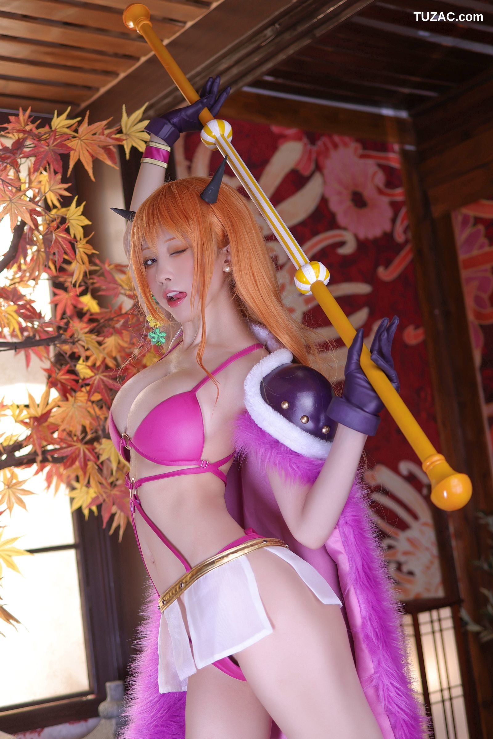 水淼-Aqua-海贼王-娜美-Nami-Kaido-Outfit