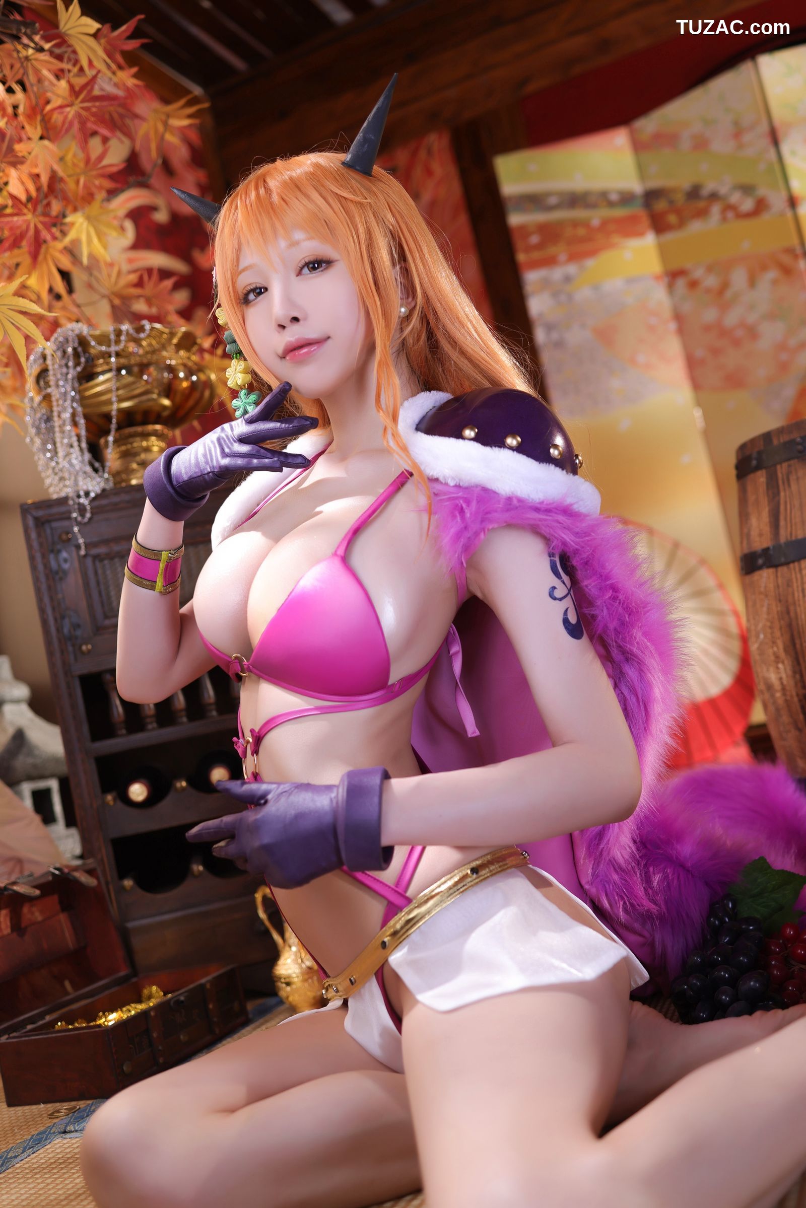 水淼-Aqua-海贼王-娜美-Nami-Kaido-Outfit