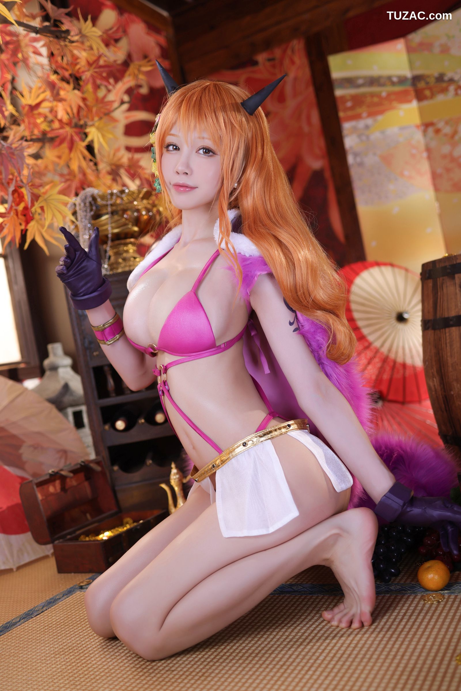 水淼-Aqua-海贼王-娜美-Nami-Kaido-Outfit